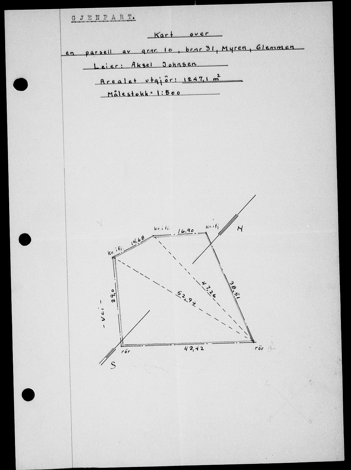 Onsøy sorenskriveri, SAO/A-10474/G/Ga/Gab/L0021: Mortgage book no. II A-21, 1947-1947, Diary no: : 2703/1947