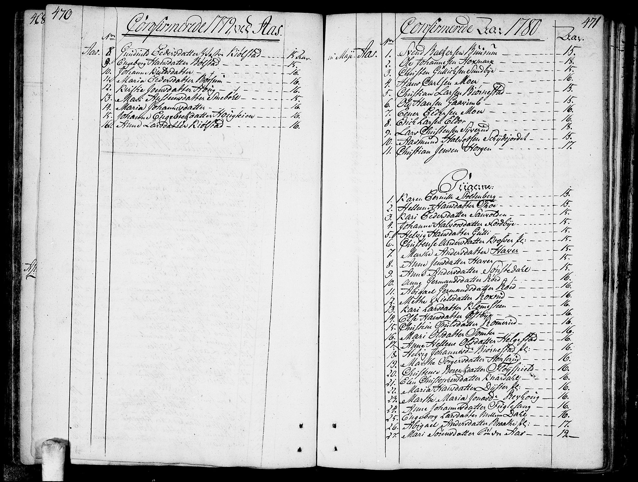 Ås prestekontor Kirkebøker, AV/SAO-A-10894/F/Fa/L0002: Parish register (official) no. I 2, 1778-1813, p. 470-471