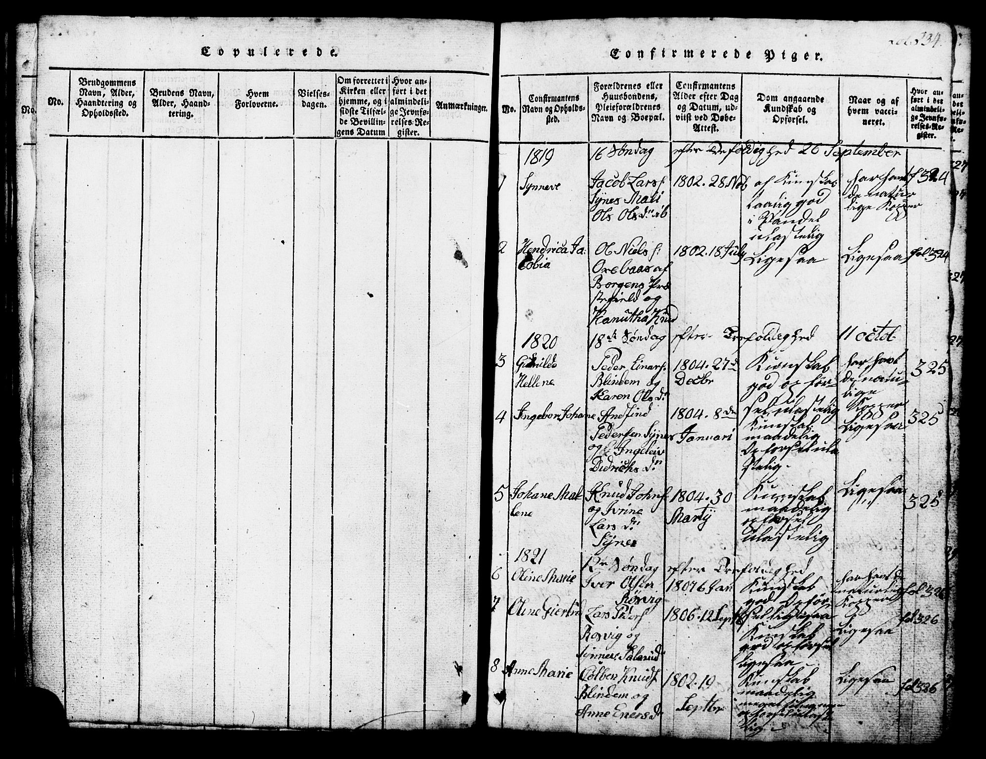Ministerialprotokoller, klokkerbøker og fødselsregistre - Møre og Romsdal, SAT/A-1454/537/L0520: Parish register (copy) no. 537C01, 1819-1868, p. 234