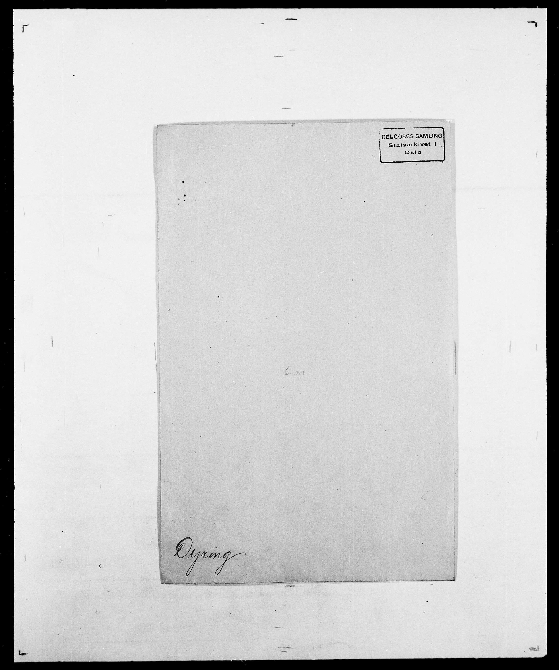 Delgobe, Charles Antoine - samling, SAO/PAO-0038/D/Da/L0010: Dürendahl - Fagelund, p. 6