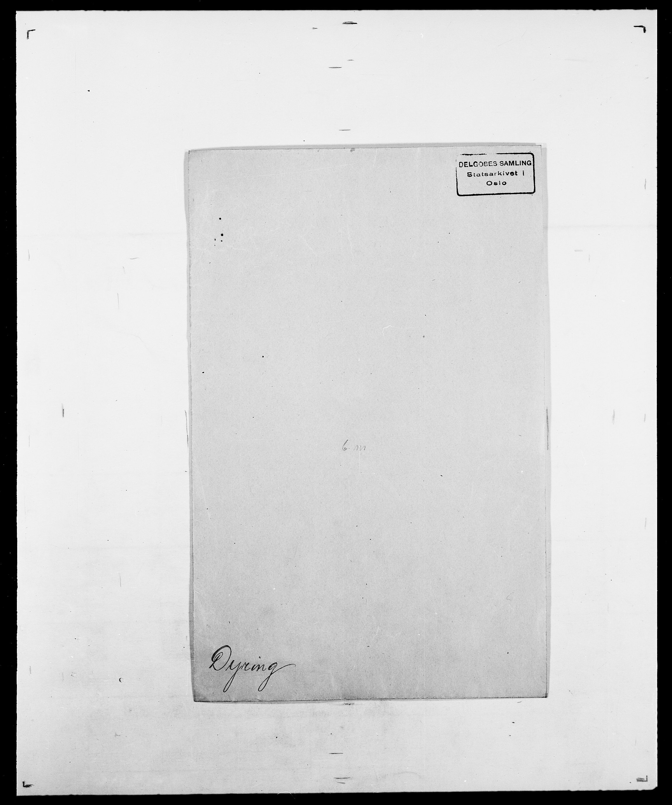 Delgobe, Charles Antoine - samling, AV/SAO-PAO-0038/D/Da/L0010: Dürendahl - Fagelund, p. 6