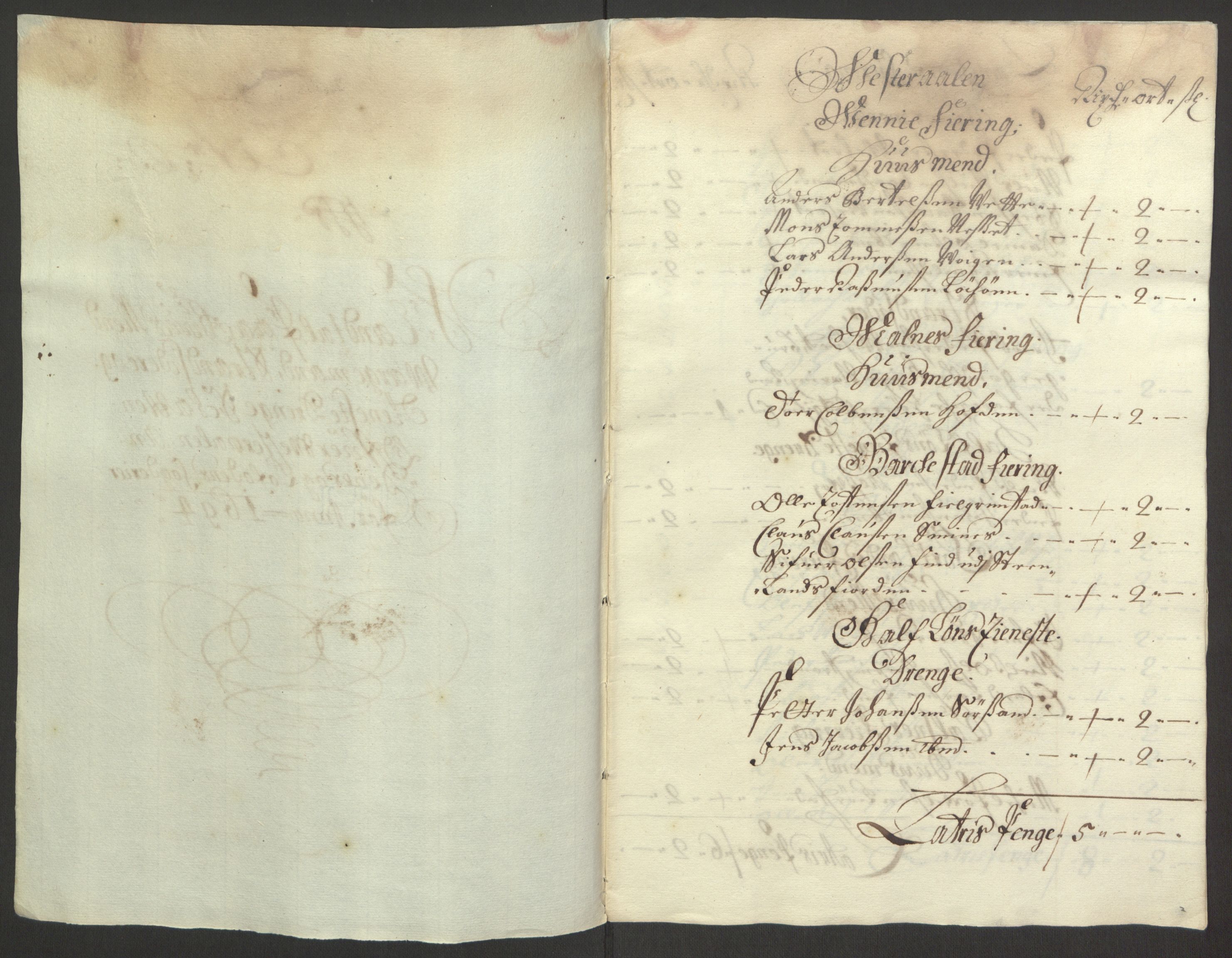 Rentekammeret inntil 1814, Reviderte regnskaper, Fogderegnskap, RA/EA-4092/R67/L4677: Fogderegnskap Vesterålen, Andenes og Lofoten, 1694-1695, p. 54