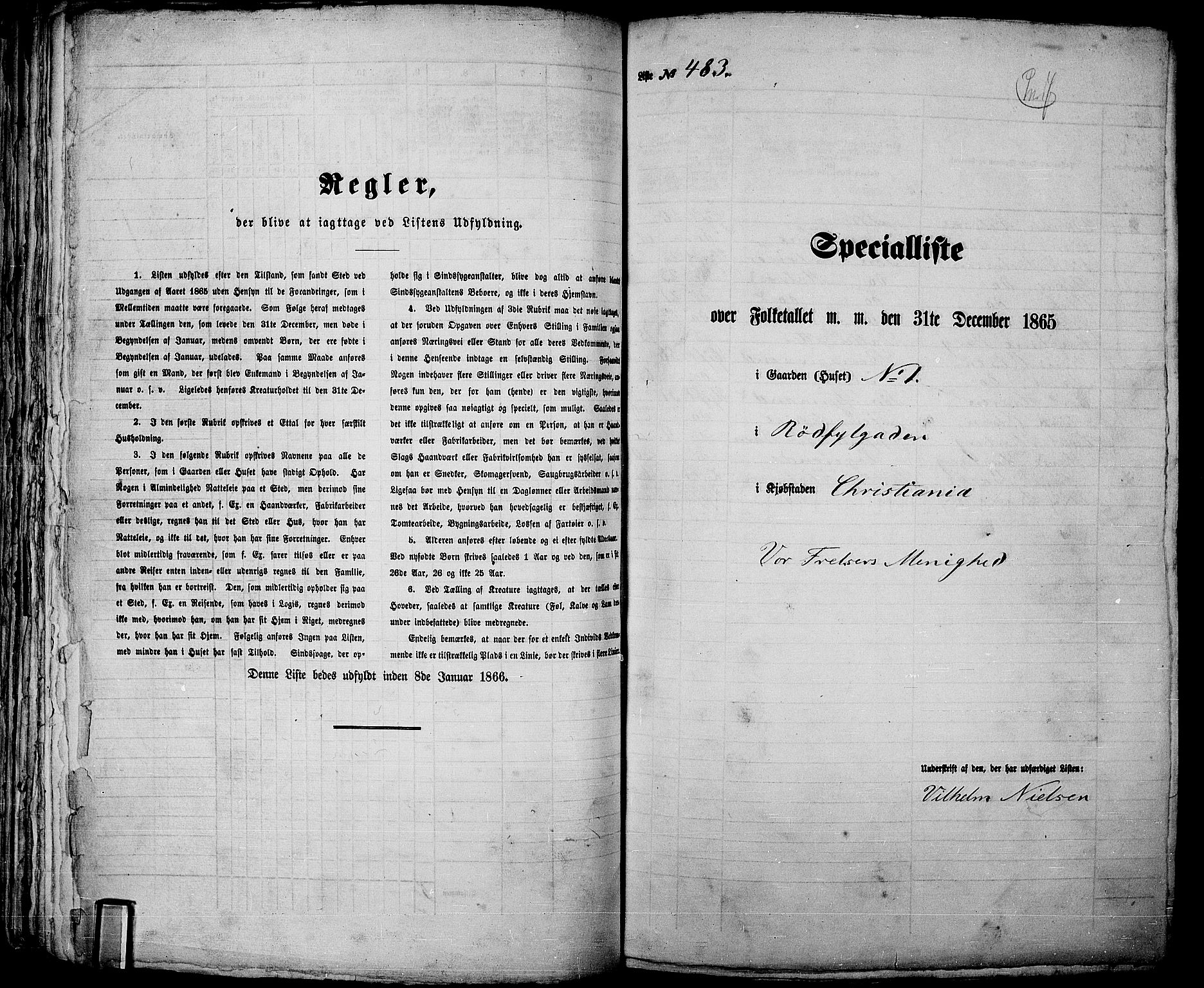 RA, 1865 census for Kristiania, 1865, p. 1304