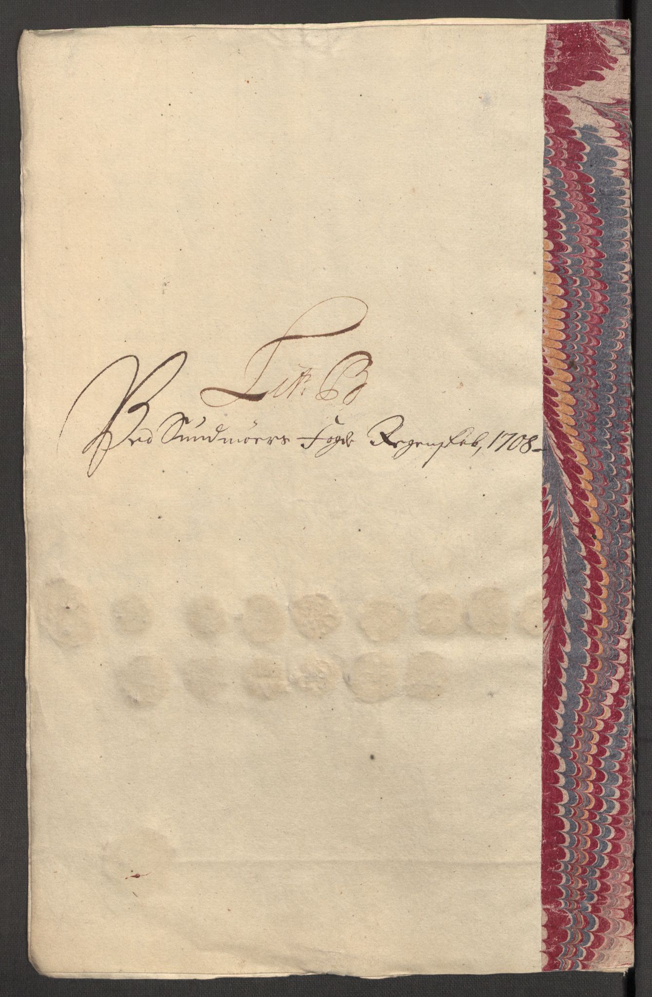 Rentekammeret inntil 1814, Reviderte regnskaper, Fogderegnskap, AV/RA-EA-4092/R54/L3562: Fogderegnskap Sunnmøre, 1708-1709, p. 27