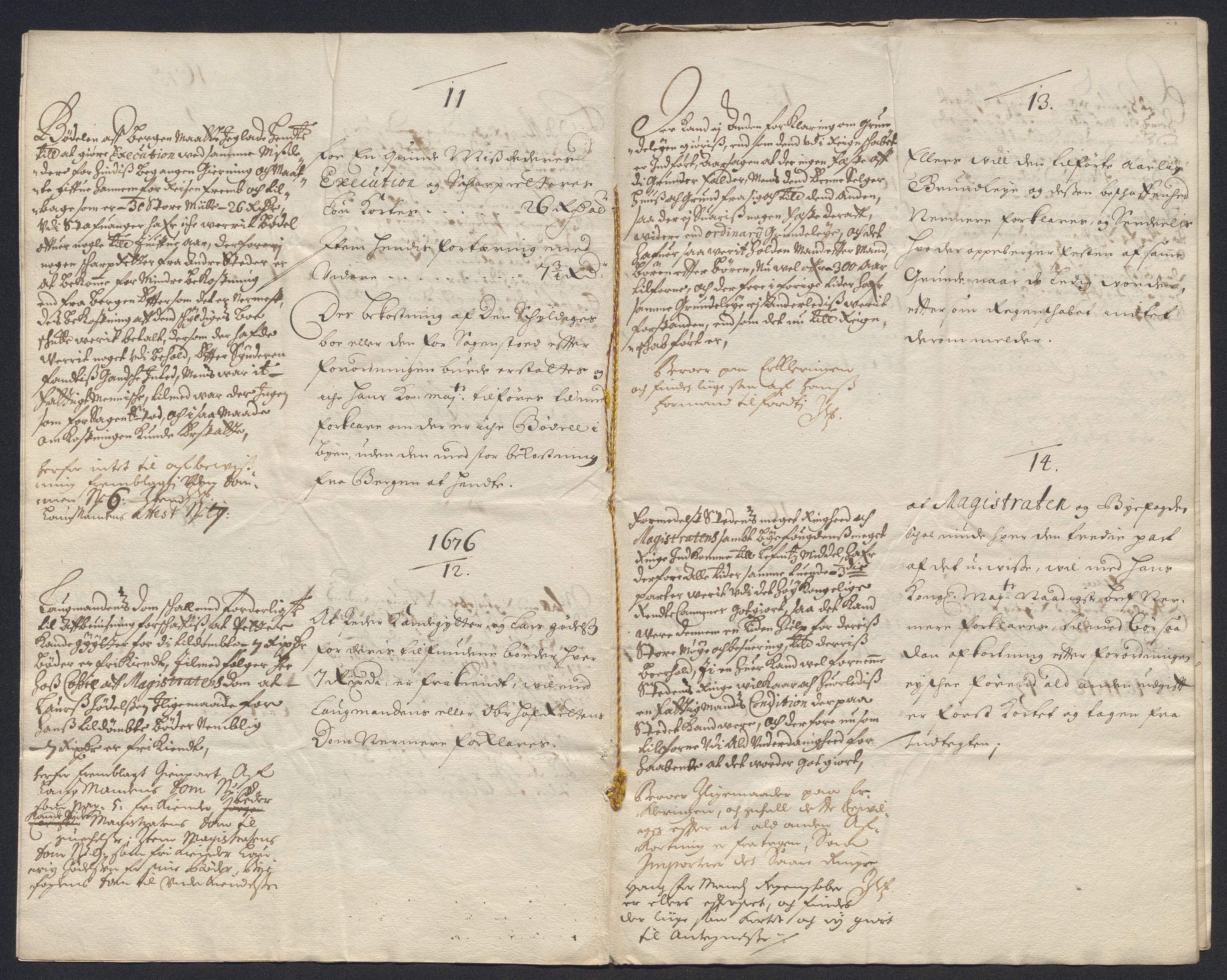 Rentekammeret inntil 1814, Reviderte regnskaper, Byregnskaper, AV/RA-EA-4066/R/Ro/L0316: [O14] Sikt og sakefall, 1662-1693, p. 213