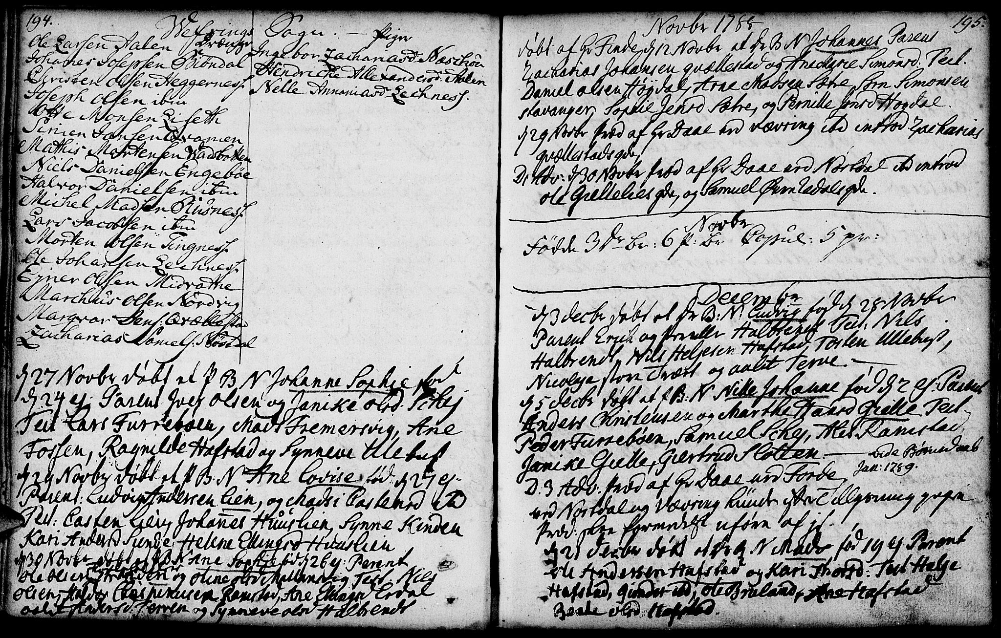 Førde sokneprestembete, AV/SAB-A-79901/H/Haa/Haaa/L0004: Parish register (official) no. A 4, 1781-1803, p. 194-195