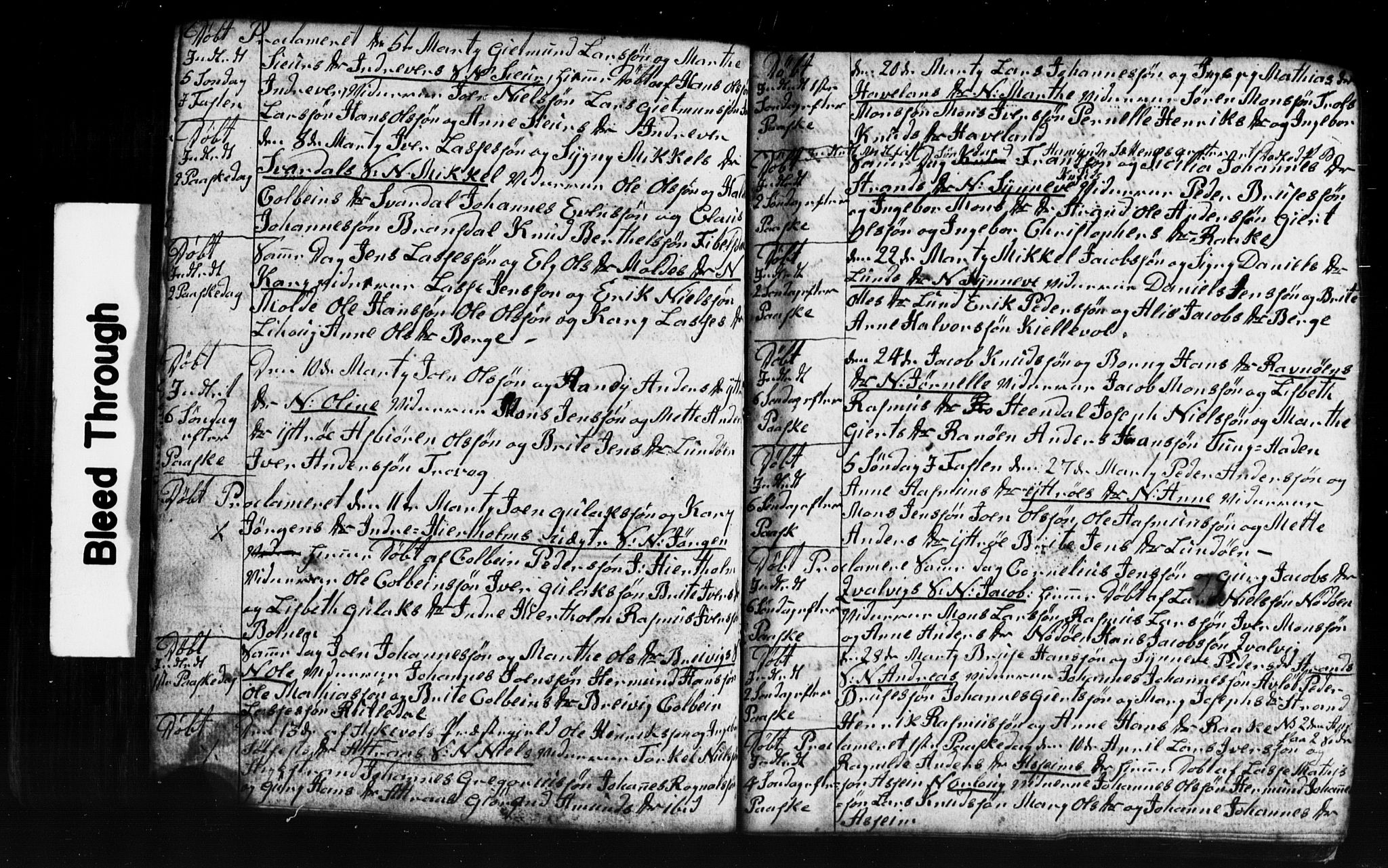 Gulen sokneprestembete, AV/SAB-A-80201/H/Hab: Parish register (copy) no. A 2, 1791-1814