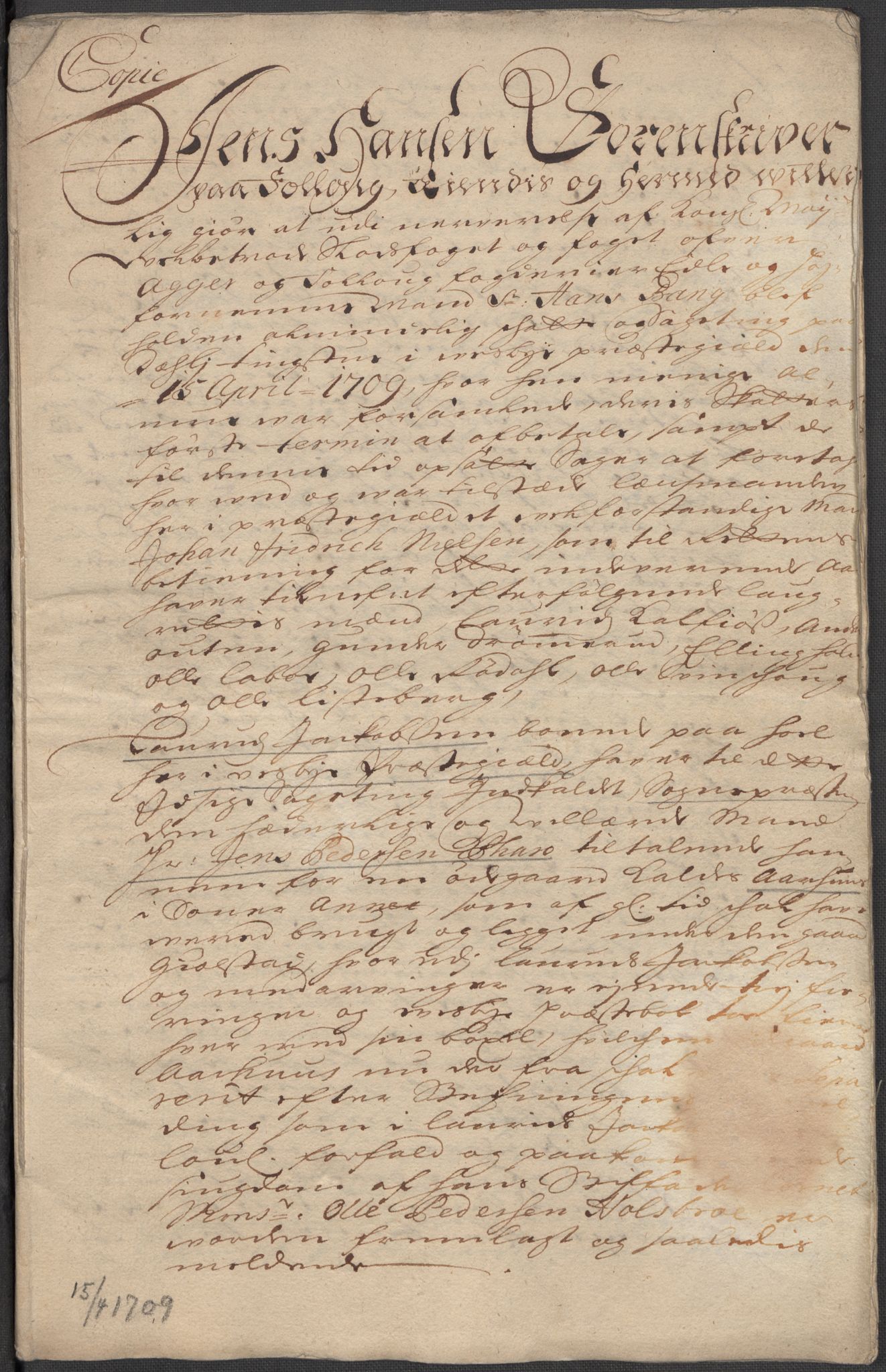 Riksarkivets diplomsamling, AV/RA-EA-5965/F15/L0006: Prestearkiv - Akershus, 1593-1865, p. 325