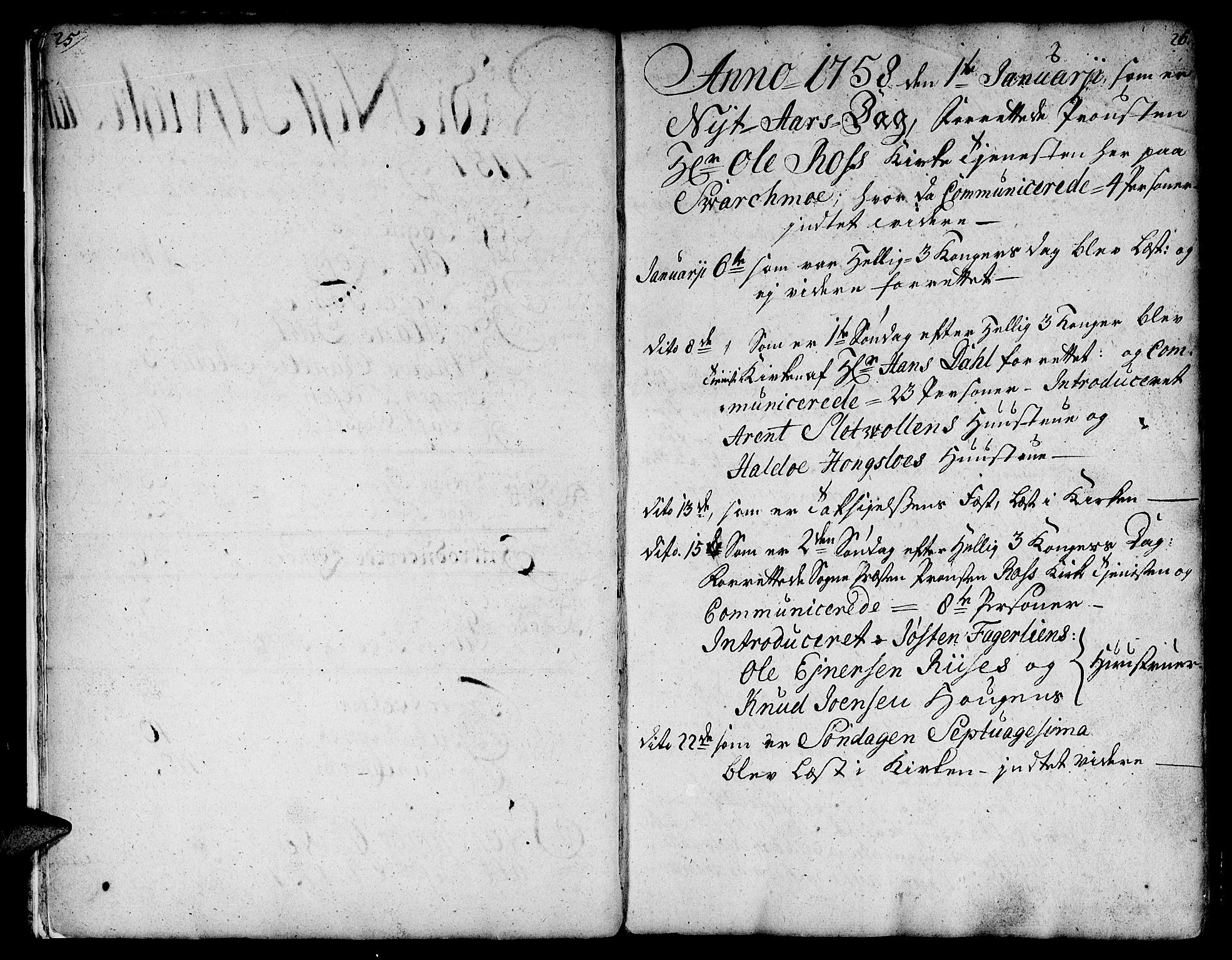 Ministerialprotokoller, klokkerbøker og fødselsregistre - Sør-Trøndelag, SAT/A-1456/671/L0840: Parish register (official) no. 671A02, 1756-1794, p. 25-26