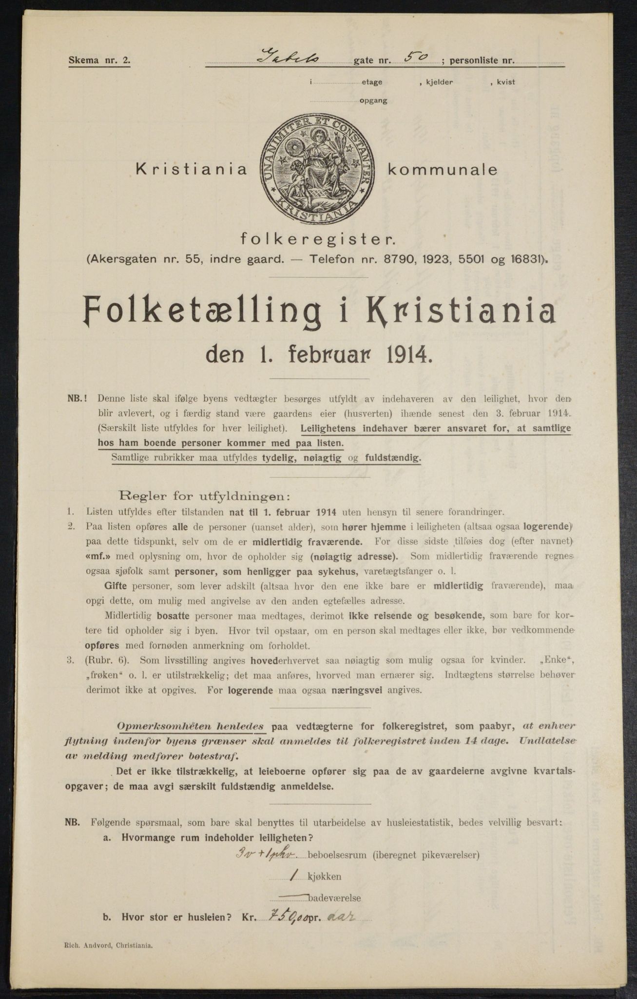 OBA, Municipal Census 1914 for Kristiania, 1914, p. 28903