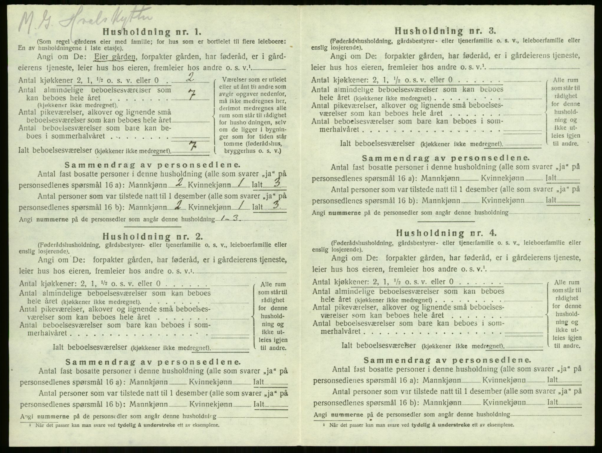 SAKO, 1920 census for Stokke, 1920, p. 1004