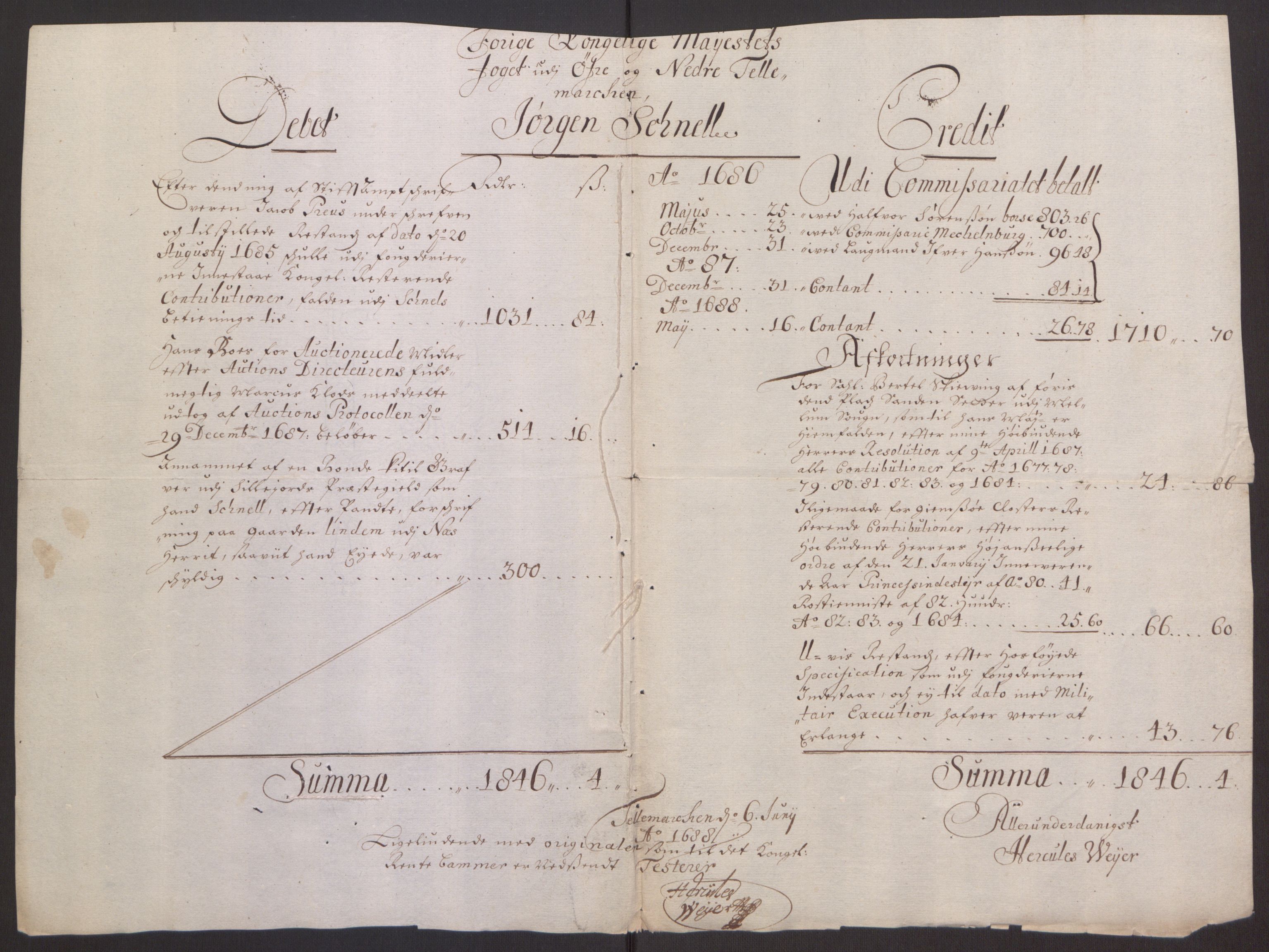 Rentekammeret inntil 1814, Reviderte regnskaper, Fogderegnskap, RA/EA-4092/R35/L2075: Fogderegnskap Øvre og Nedre Telemark, 1680-1684, p. 23