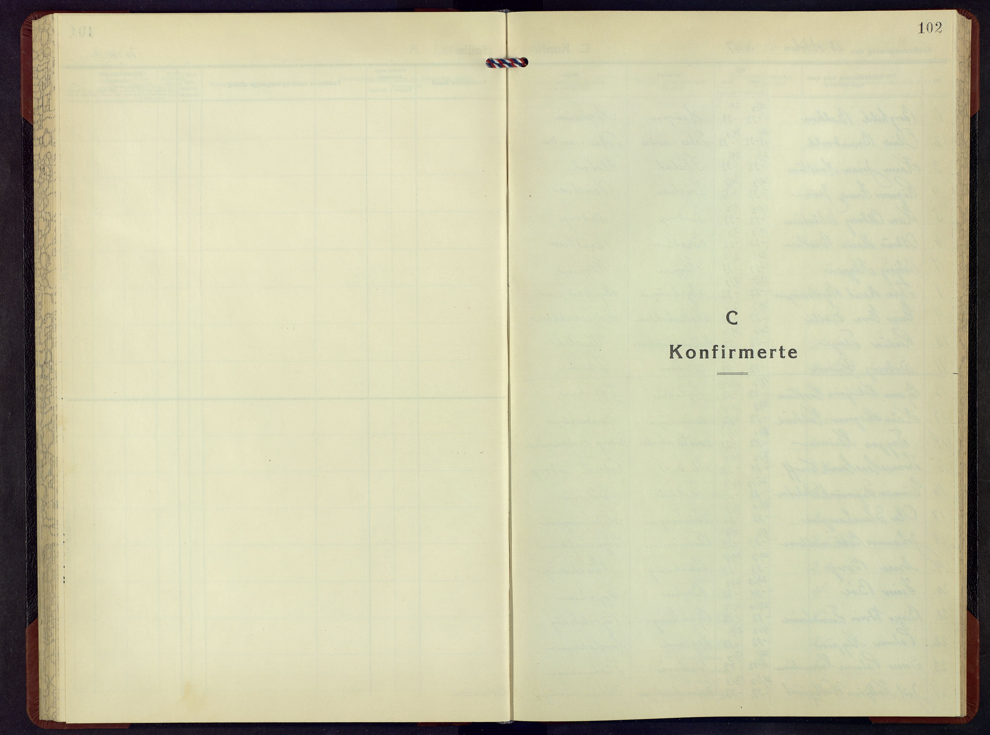 Nord-Fron prestekontor, SAH/PREST-080/H/Ha/Hab/L0010: Parish register (copy) no. 10, 1947-1964, p. 102