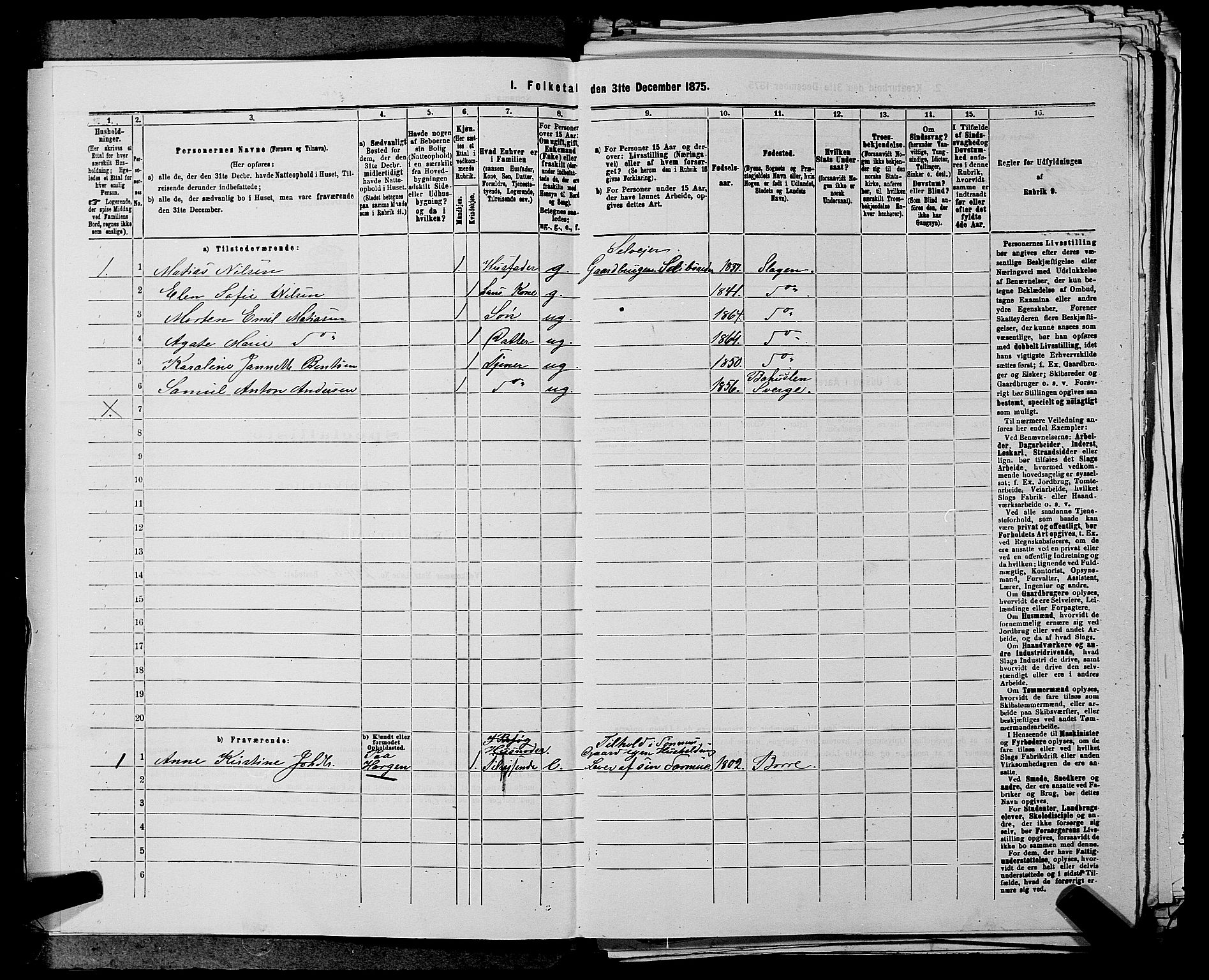 SAKO, 1875 census for 0721P Sem, 1875, p. 1171
