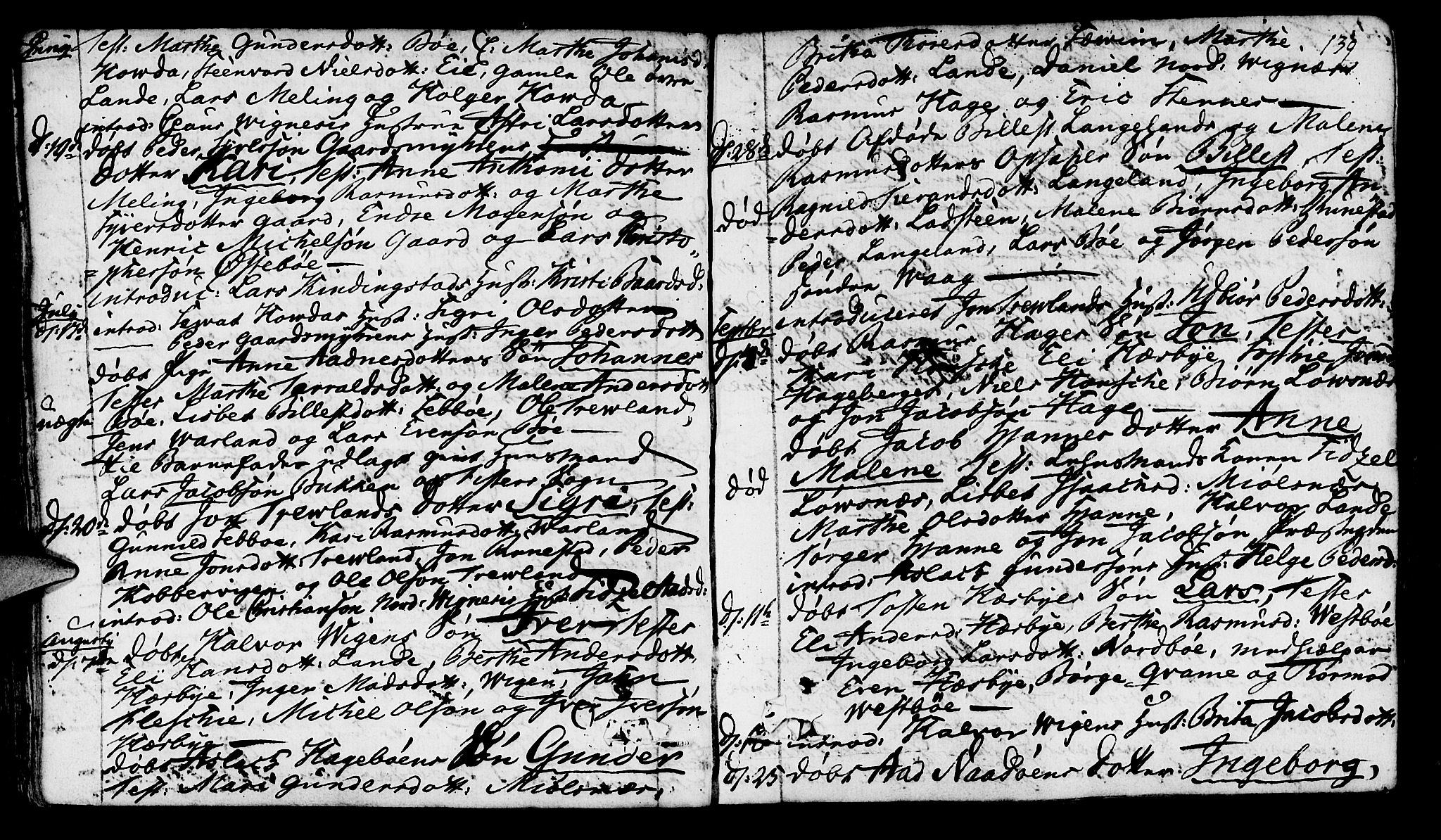 Finnøy sokneprestkontor, AV/SAST-A-101825/H/Ha/Haa/L0005: Parish register (official) no. A 5, 1773-1816, p. 139