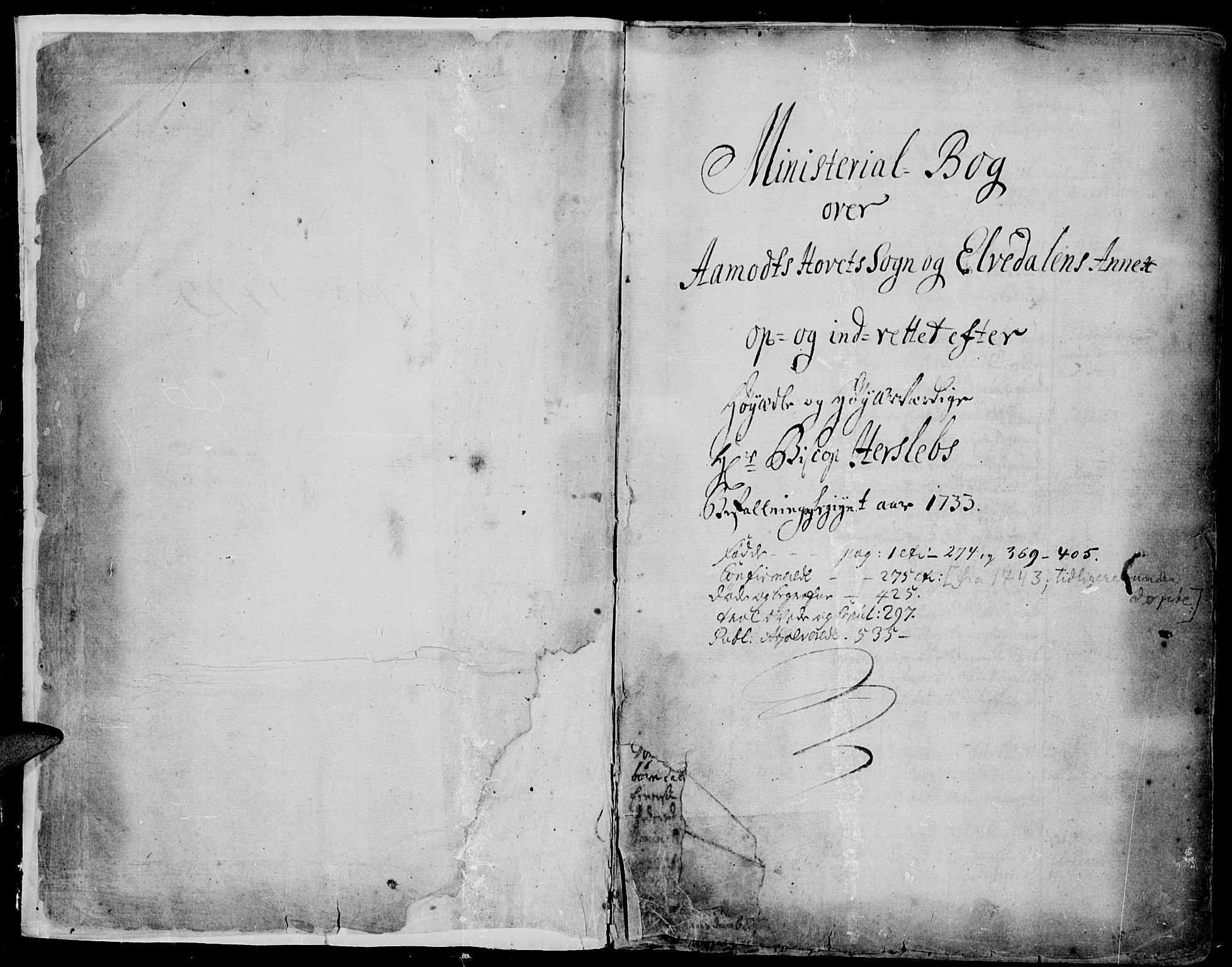 Åmot prestekontor, Hedmark, AV/SAH-PREST-056/H/Ha/Haa/L0002: Parish register (official) no. 2, 1734-1779