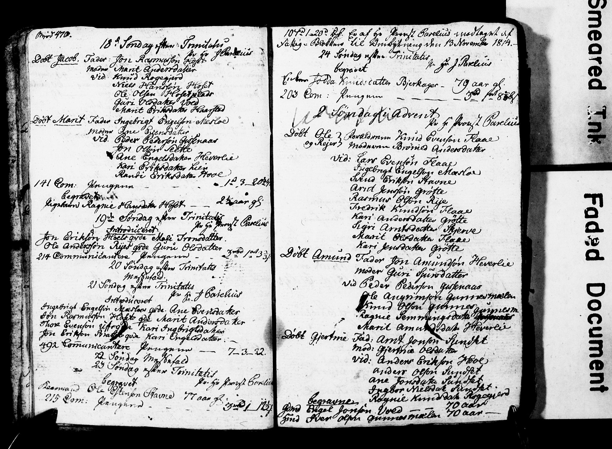 Ministerialprotokoller, klokkerbøker og fødselsregistre - Sør-Trøndelag, SAT/A-1456/674/L0881: Parish register (copy) no. 674C08, 1813-1818