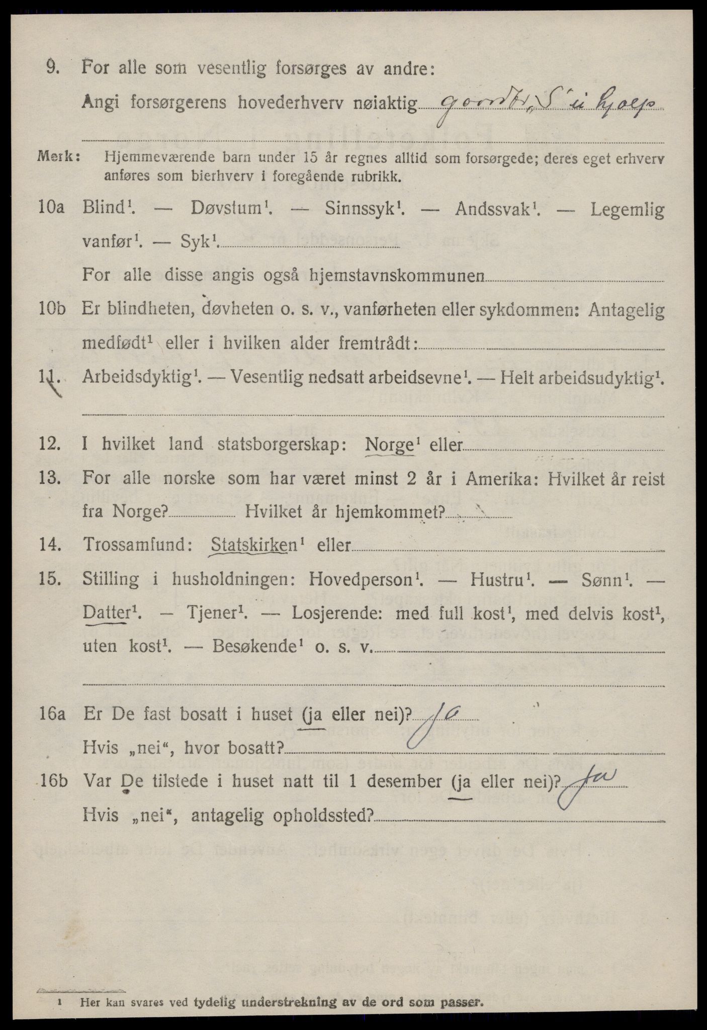 SAT, 1920 census for Bolsøy, 1920, p. 8980