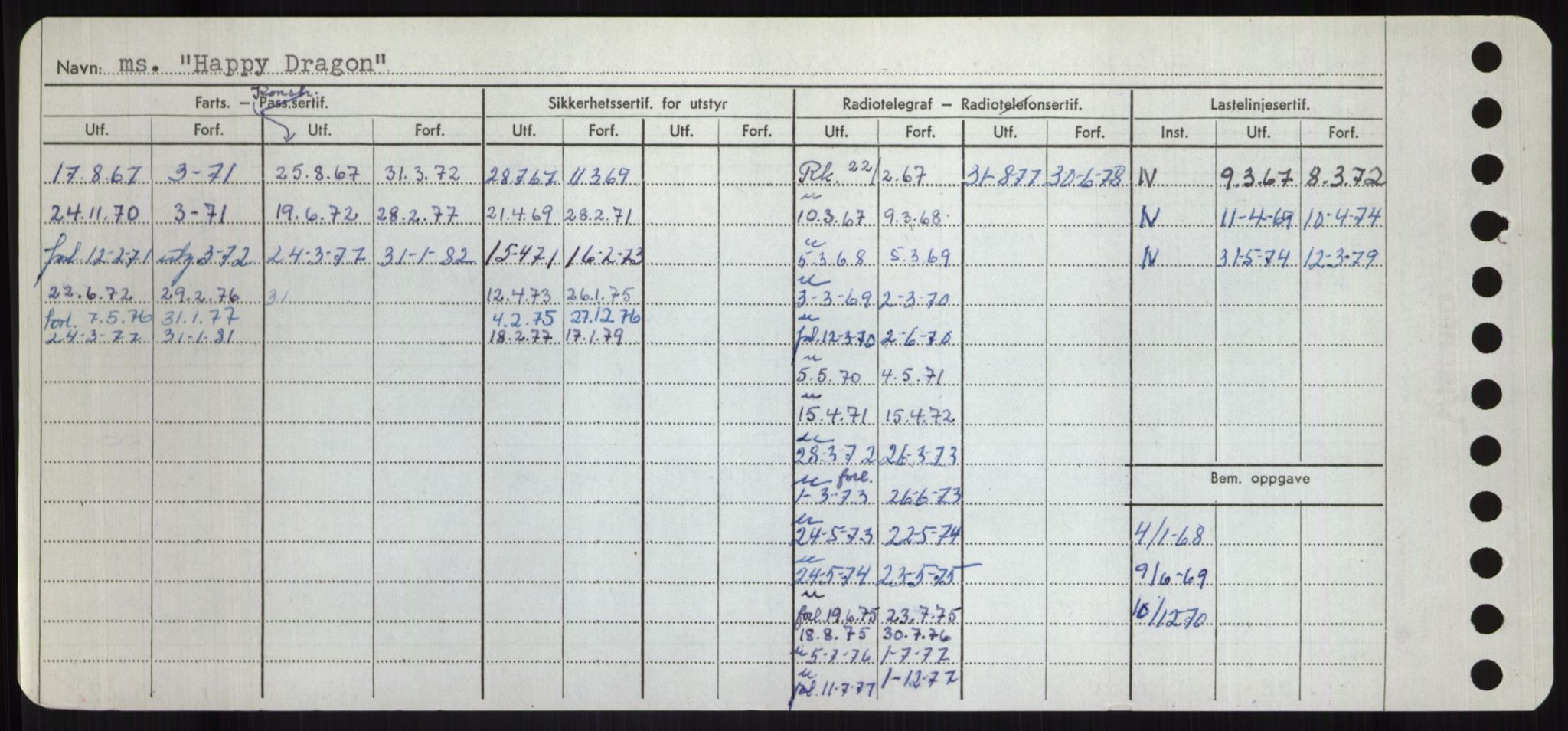 Sjøfartsdirektoratet med forløpere, Skipsmålingen, RA/S-1627/H/Hd/L0014: Fartøy, H-Havl, p. 276