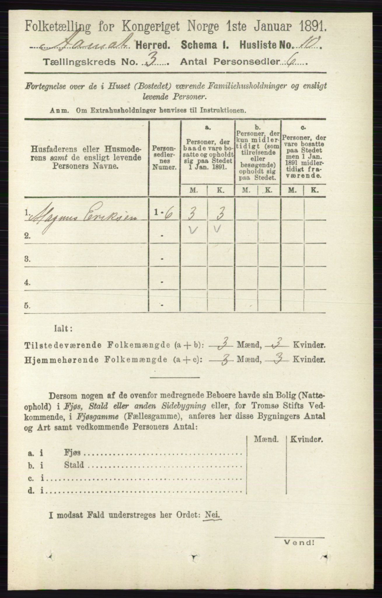 RA, 1891 census for 0429 Åmot, 1891, p. 1395