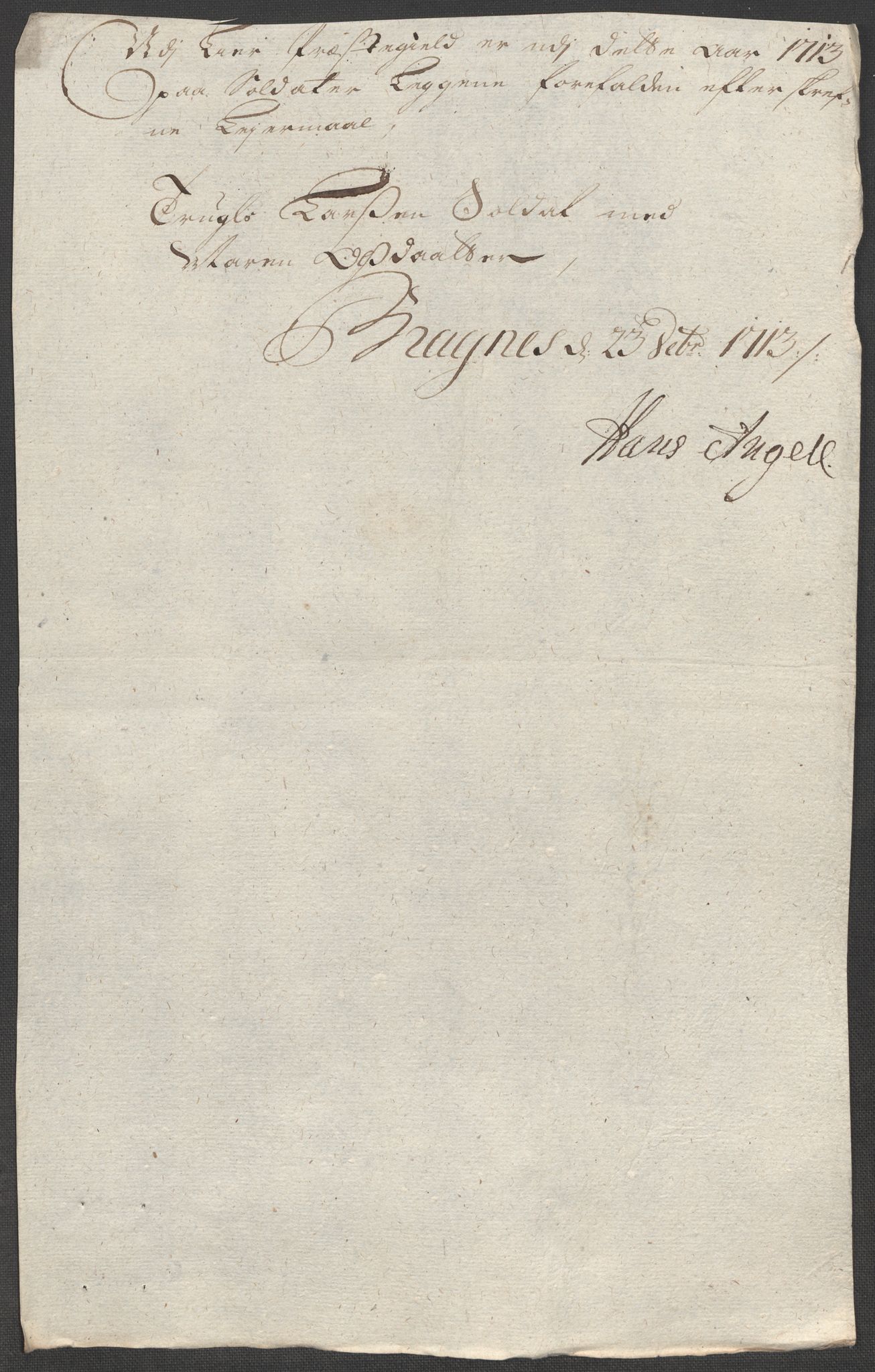 Rentekammeret inntil 1814, Reviderte regnskaper, Fogderegnskap, AV/RA-EA-4092/R31/L1708: Fogderegnskap Hurum, Røyken, Eiker, Lier og Buskerud, 1713, p. 335