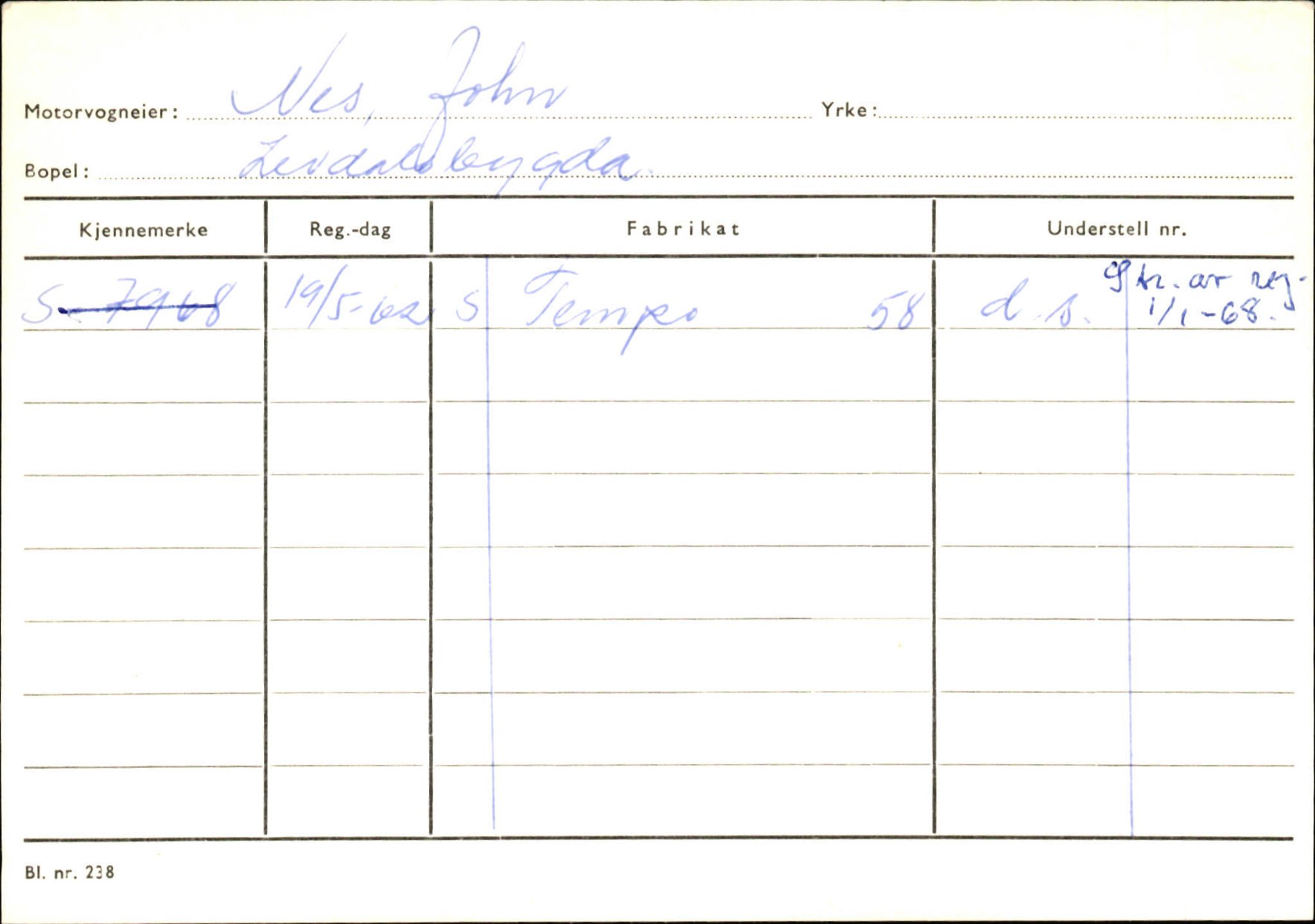 Statens vegvesen, Sogn og Fjordane vegkontor, SAB/A-5301/4/F/L0129: Eigarregistrer Eid A-S, 1945-1975, p. 1839