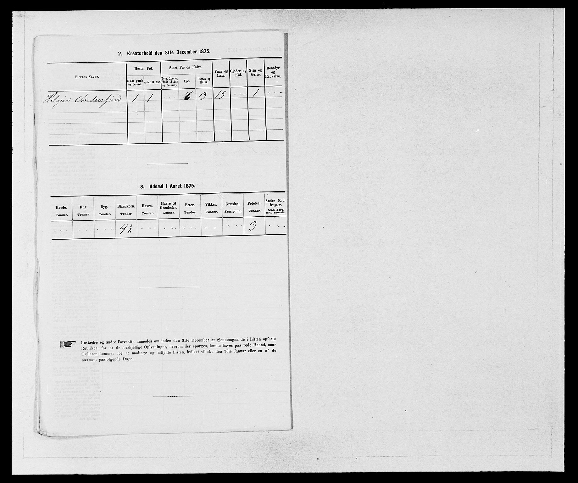 SAB, 1875 census for 1235P Voss, 1875, p. 799