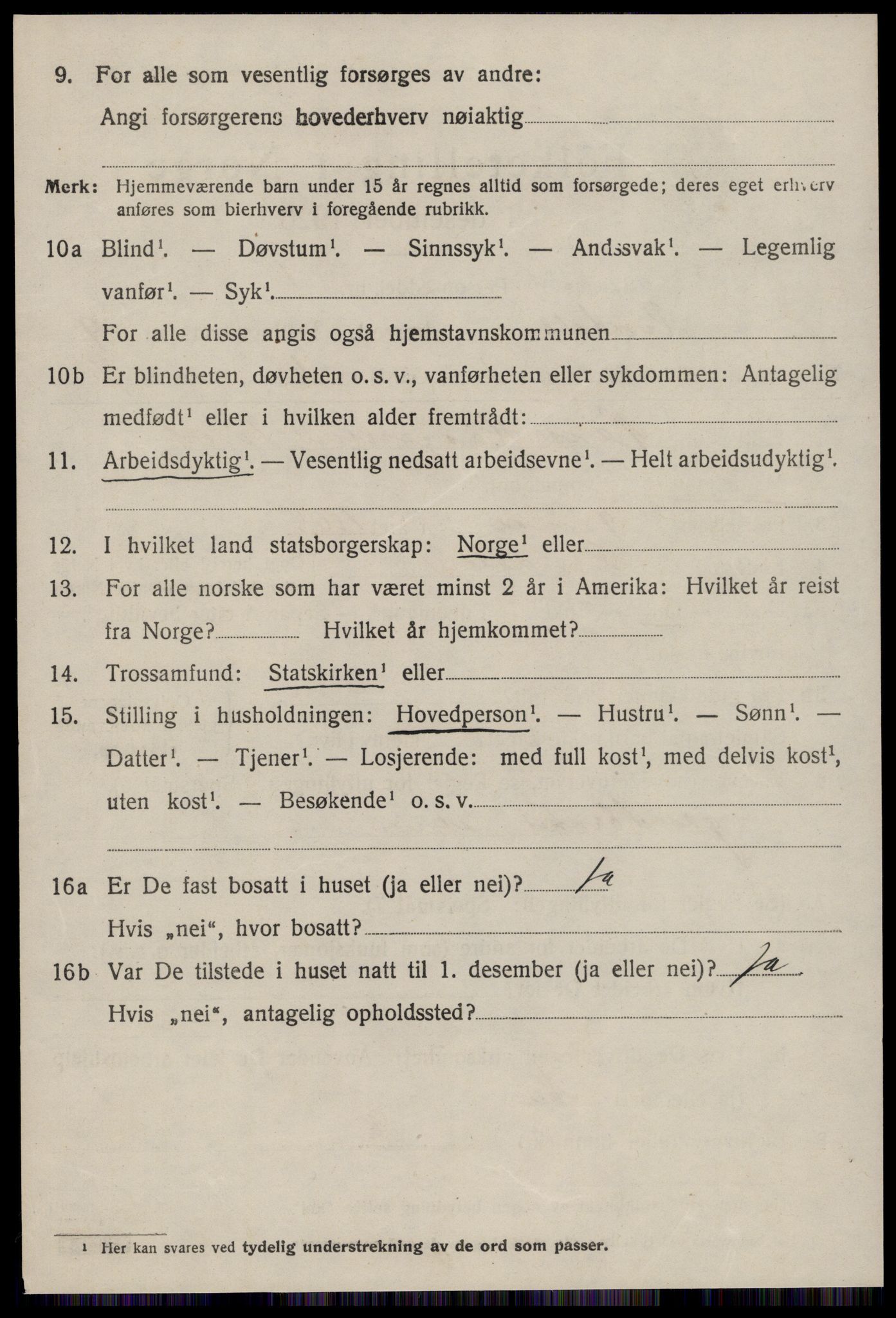 SAT, 1920 census for Rindal, 1920, p. 4531