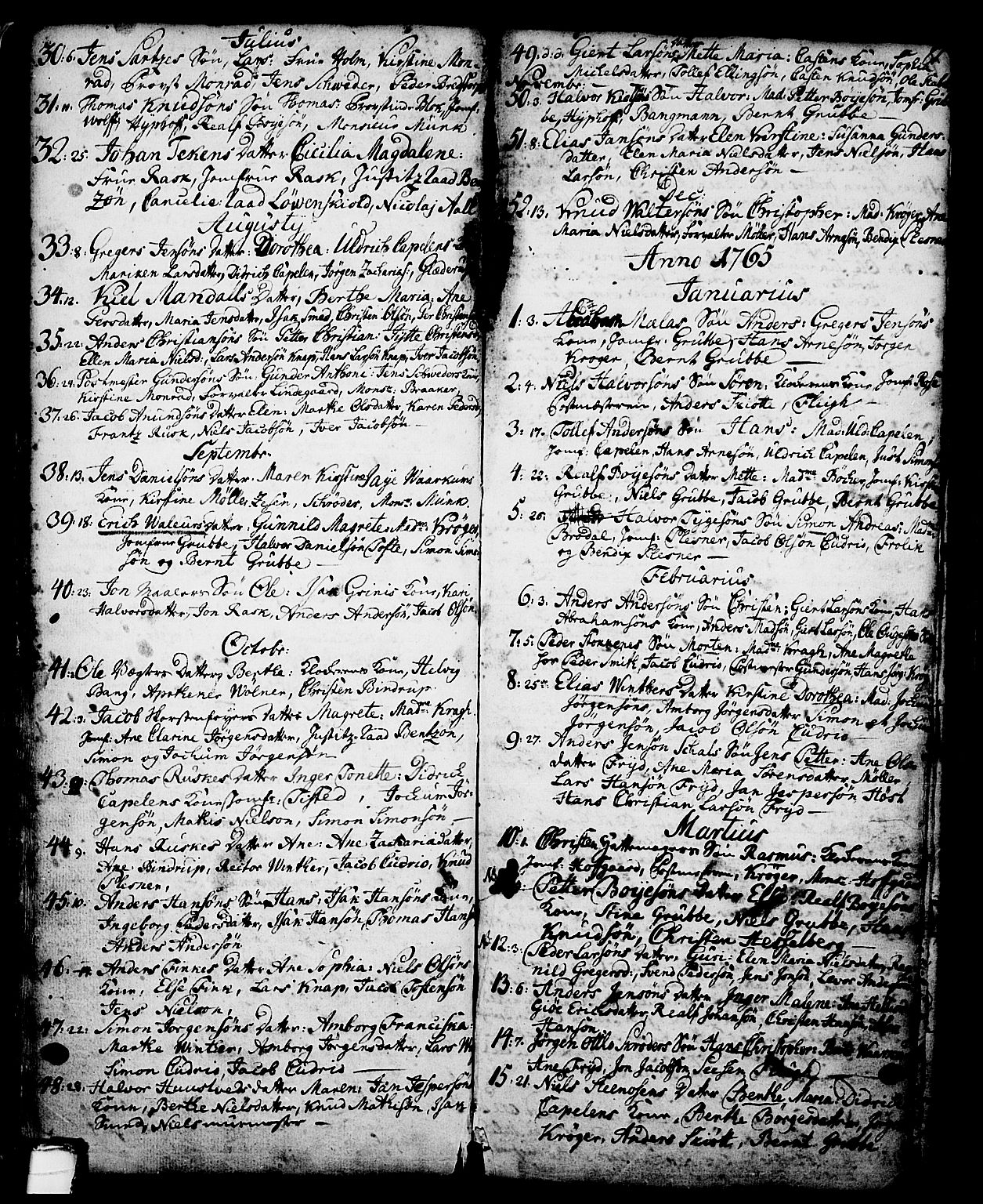 Skien kirkebøker, SAKO/A-302/G/Ga/L0001: Parish register (copy) no. 1, 1756-1791, p. 81