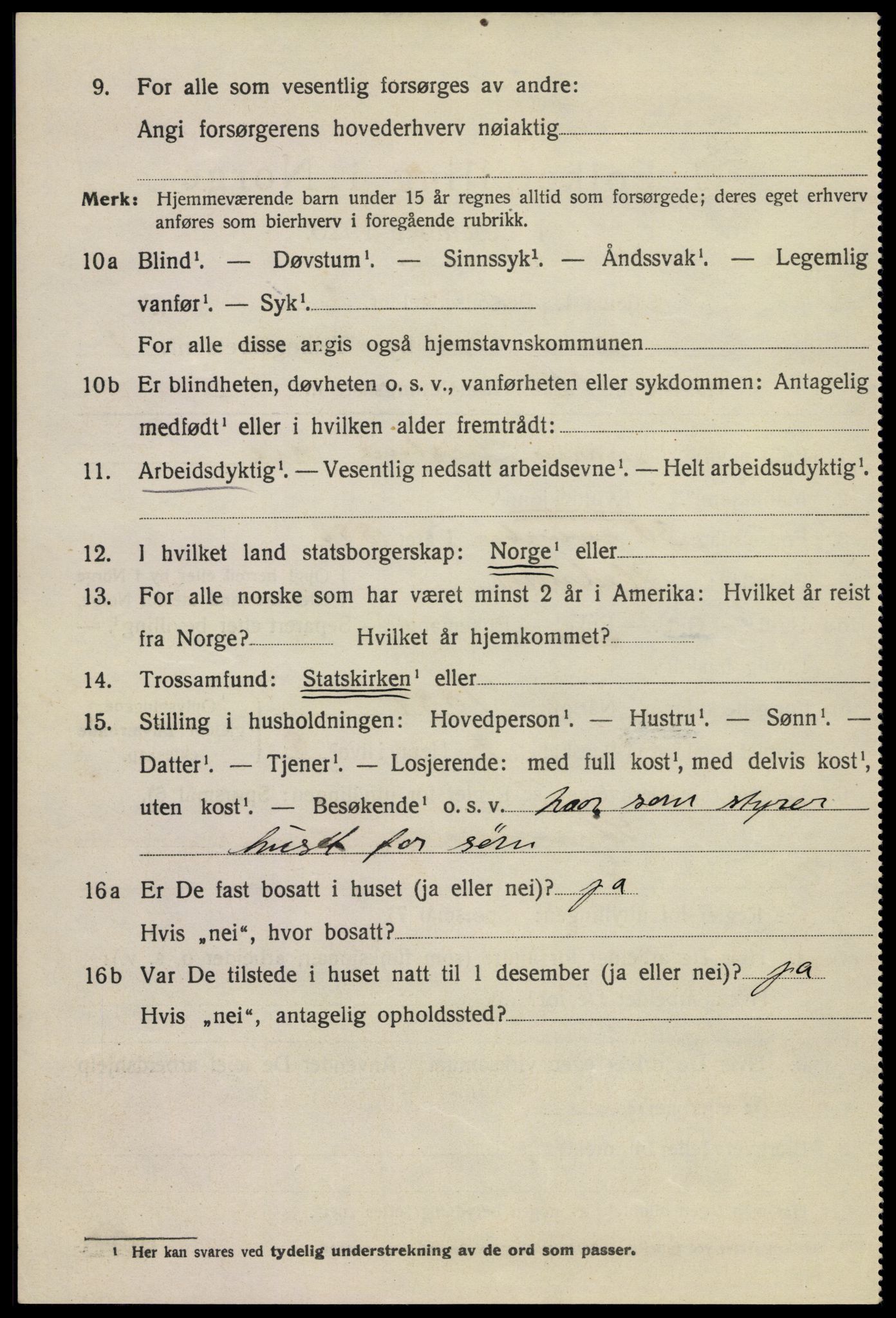 SAKO, 1920 census for Sandefjord, 1920, p. 13075