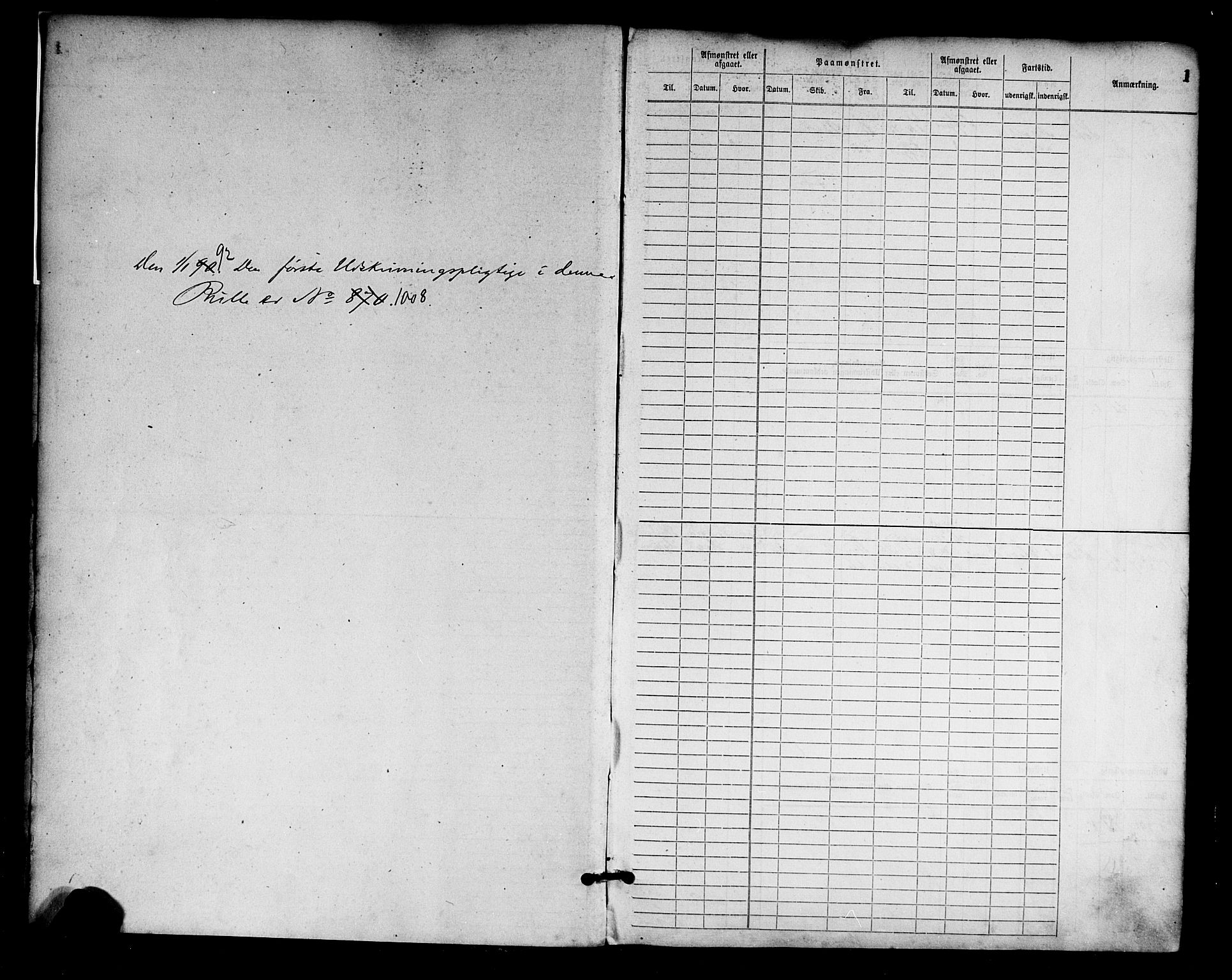 Flekkefjord mønstringskrets, AV/SAK-2031-0018/F/Fb/L0002: Hovedrulle nr 765-1514, N-5, 1868-1900, p. 2