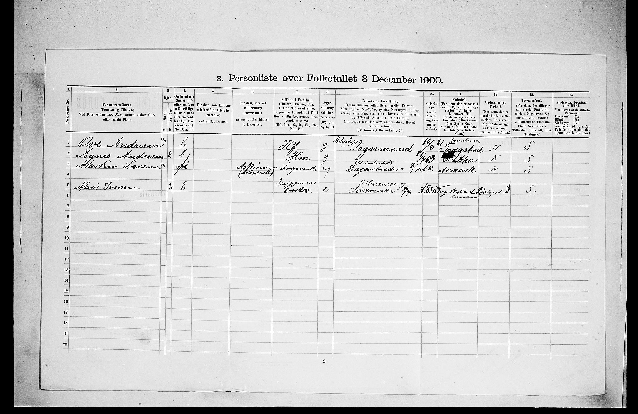 SAO, 1900 census for Kristiania, 1900, p. 28074