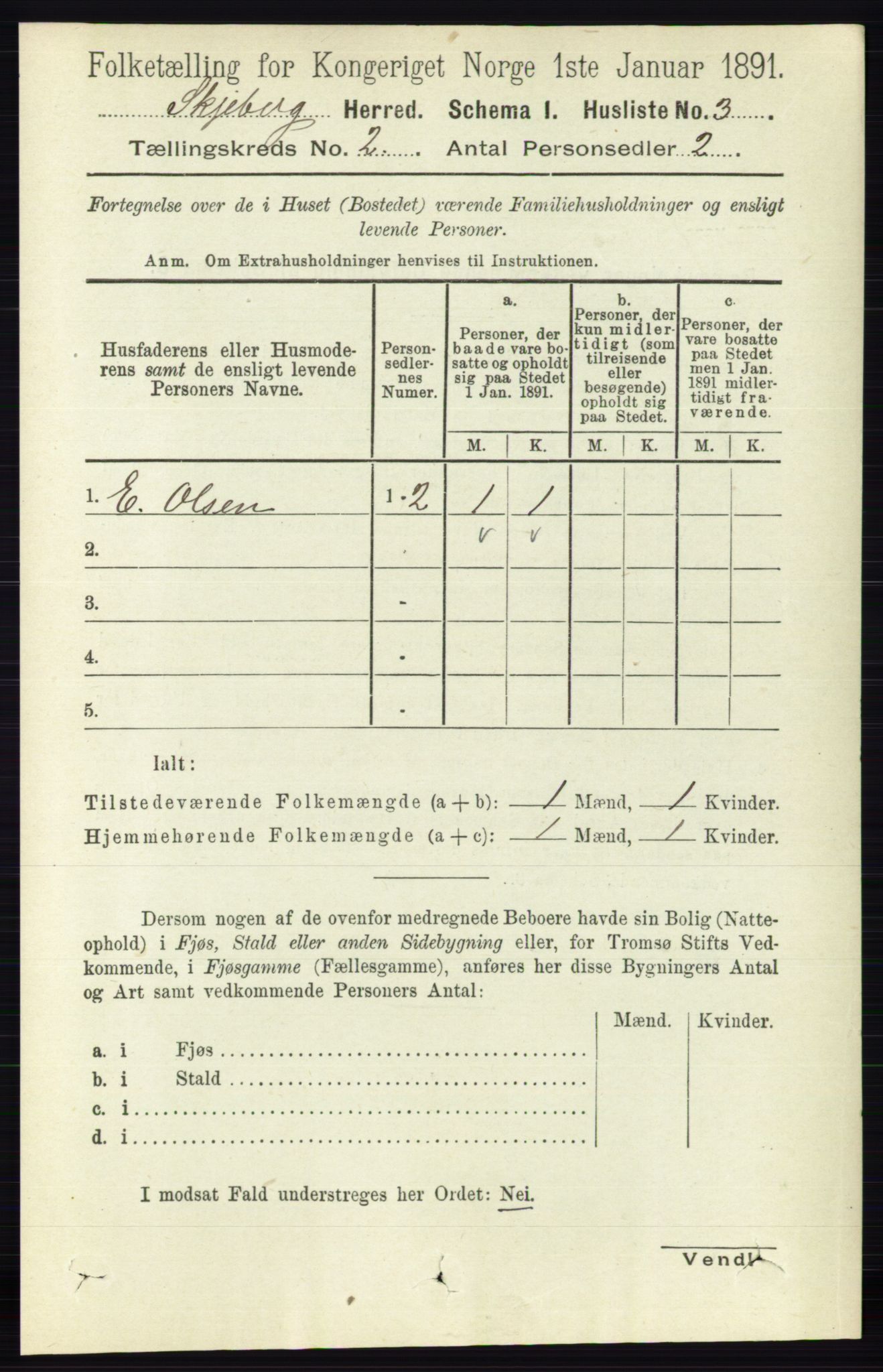 RA, 1891 census for 0115 Skjeberg, 1891, p. 812