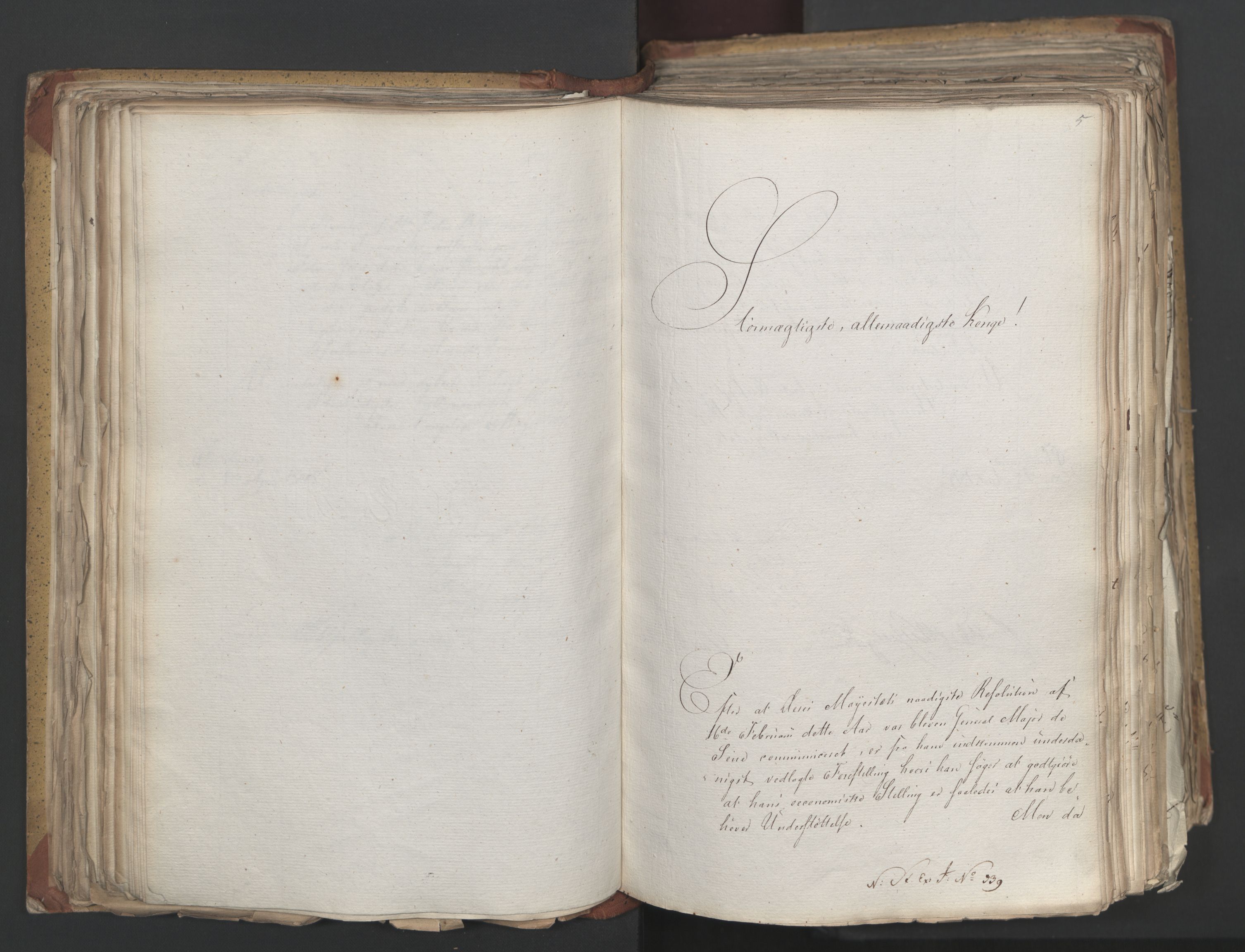 Statsrådsavdelingen i Stockholm, AV/RA-S-1003/D/Da/L0002: Regjeringsinnstillinger nr. 263-518, 1815, p. 151