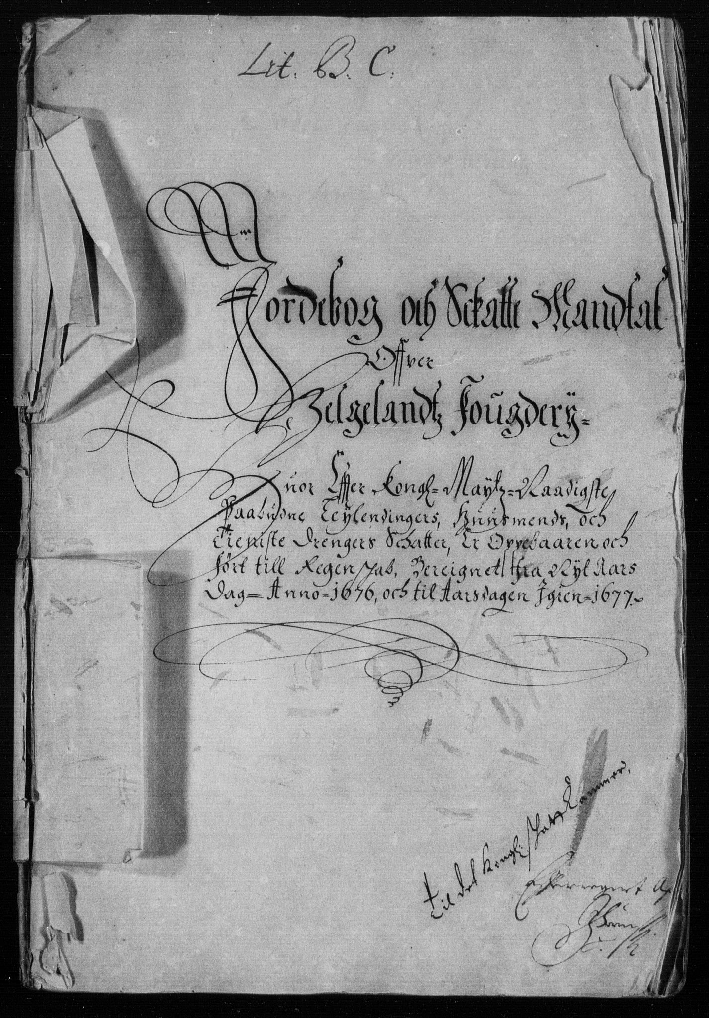 Rentekammeret inntil 1814, Reviderte regnskaper, Stiftamtstueregnskaper, Trondheim stiftamt og Nordland amt, AV/RA-EA-6044/R/Rh/L0006: Nordland amt, 1670-1676