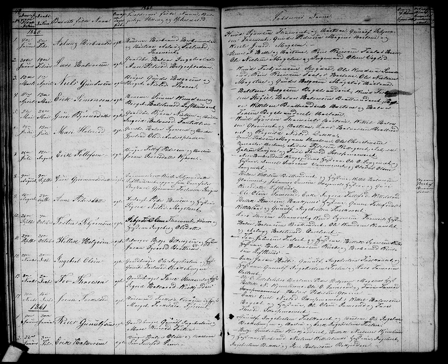 Rollag kirkebøker, SAKO/A-240/G/Gb/L0001: Parish register (copy) no. II 1, 1836-1877, p. 42