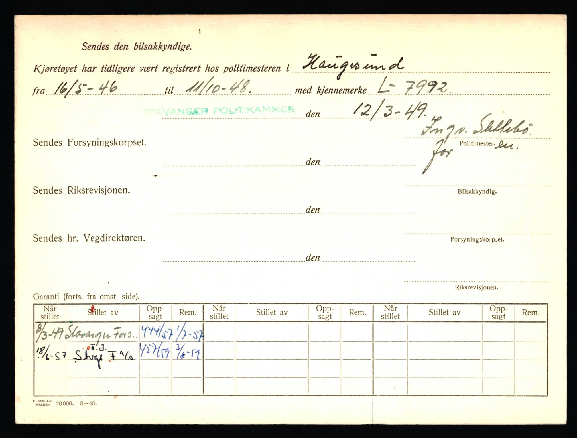 Stavanger trafikkstasjon, AV/SAST-A-101942/0/F/L0006: L-1700 - L-2149, 1930-1971, p. 1646