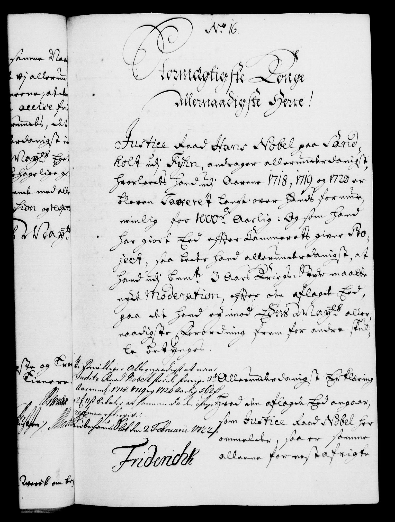 Rentekammeret, Kammerkanselliet, RA/EA-3111/G/Gf/Gfa/L0005: Norsk relasjons- og resolusjonsprotokoll (merket RK 52.5), 1722, p. 80