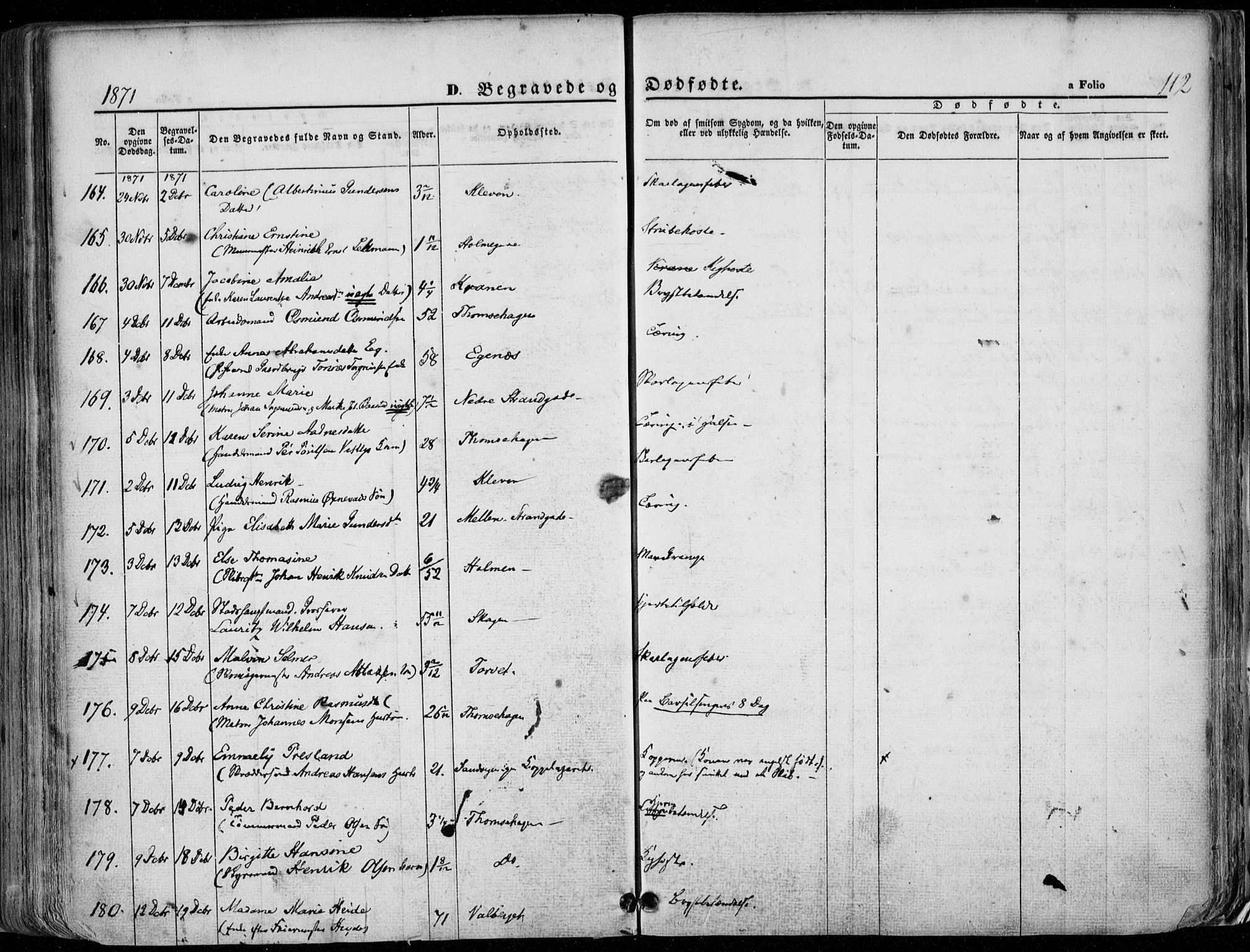 Domkirken sokneprestkontor, AV/SAST-A-101812/001/30/30BA/L0020: Parish register (official) no. A 19, 1858-1877, p. 112