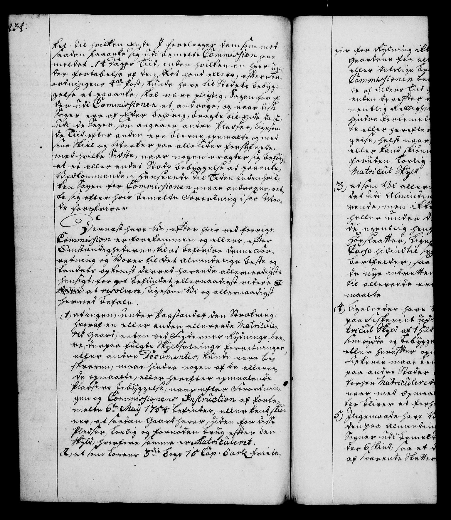 Rentekammeret, Kammerkanselliet, RA/EA-3111/G/Gg/Gga/L0006: Norsk ekspedisjonsprotokoll med register (merket RK 53.6), 1749-1759, p. 434