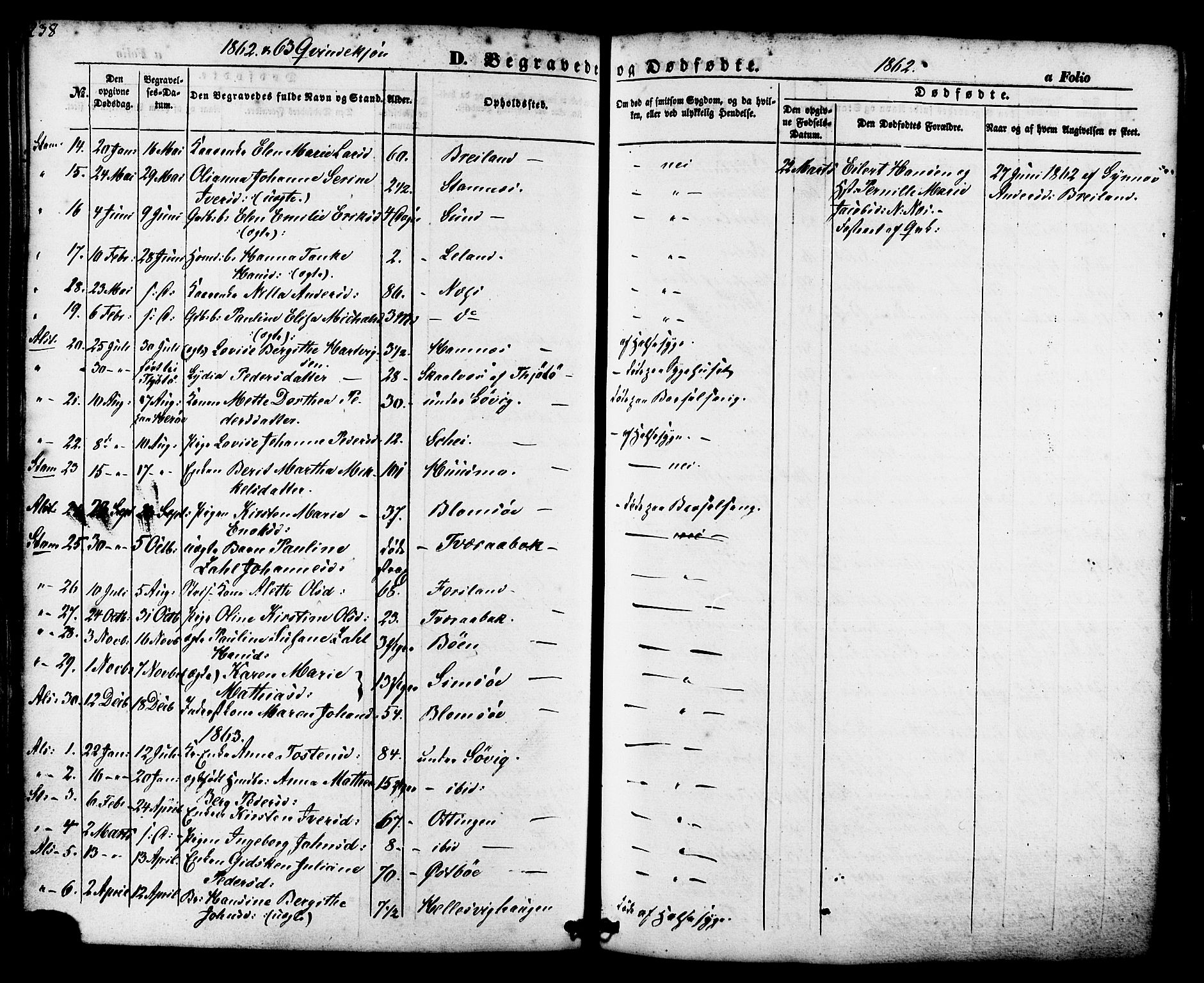 Ministerialprotokoller, klokkerbøker og fødselsregistre - Nordland, AV/SAT-A-1459/830/L0448: Parish register (official) no. 830A12, 1855-1878, p. 238