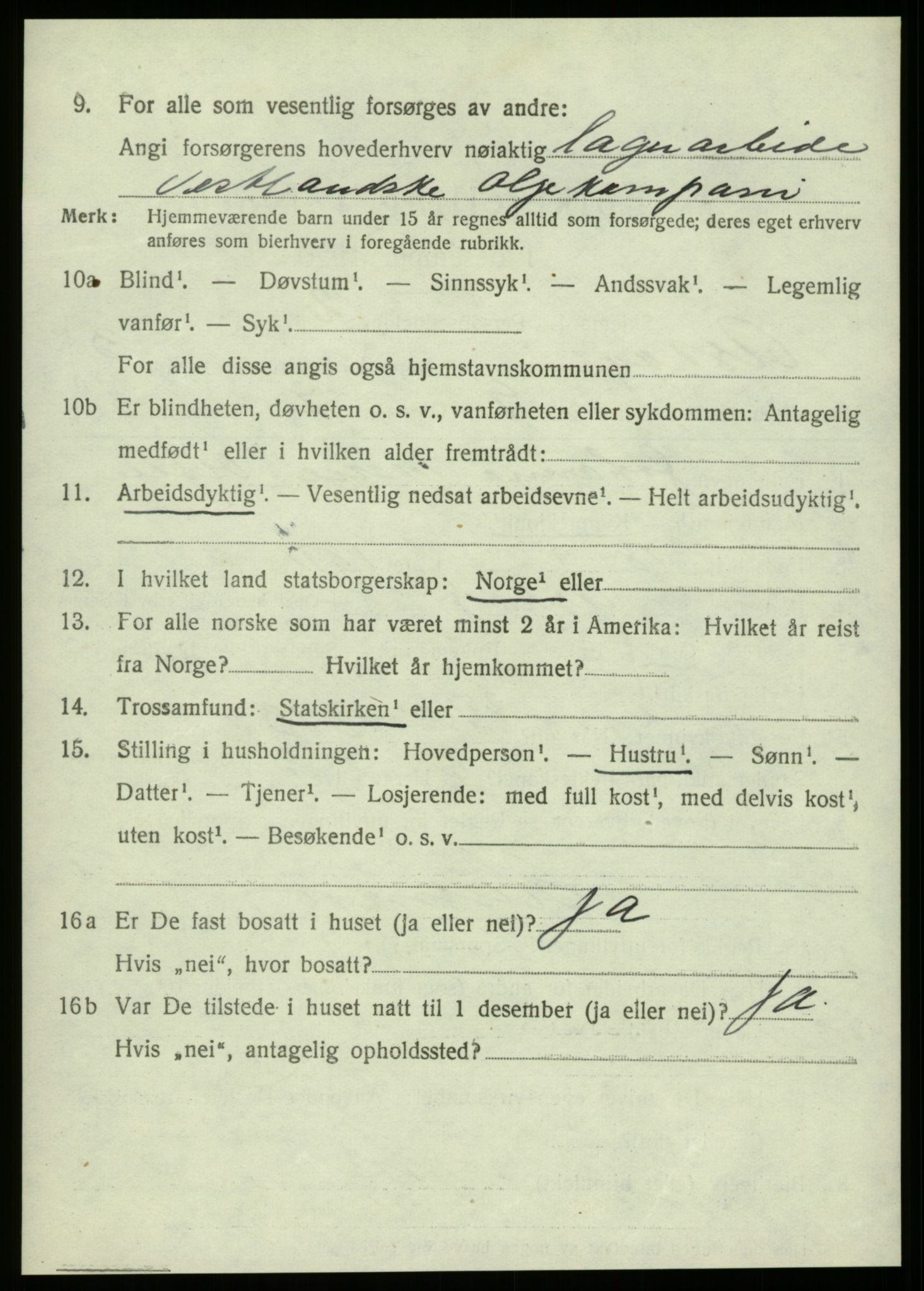 SAB, 1920 census for Askøy, 1920, p. 6449