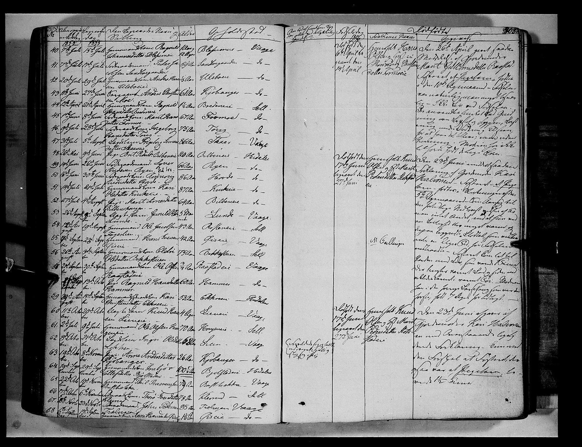 Vågå prestekontor, AV/SAH-PREST-076/H/Ha/Haa/L0005: Parish register (official) no. 5 /1, 1842-1856, p. 308