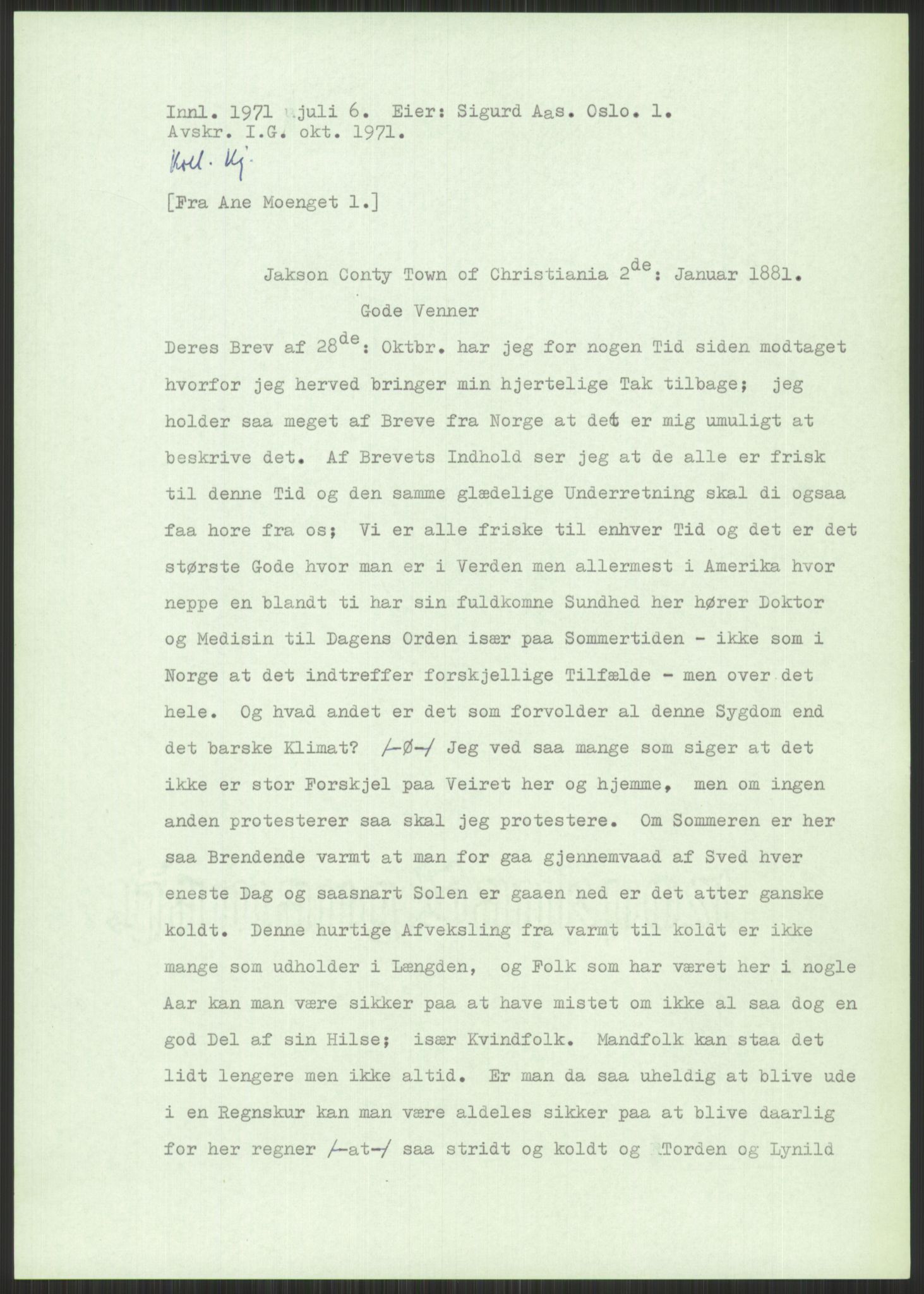 Samlinger til kildeutgivelse, Amerikabrevene, AV/RA-EA-4057/F/L0034: Innlån fra Nord-Trøndelag, 1838-1914, p. 229