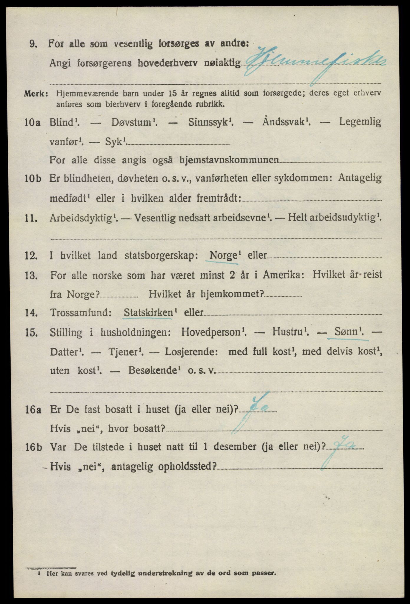 SAKO, 1920 census for Brunlanes, 1920, p. 10776