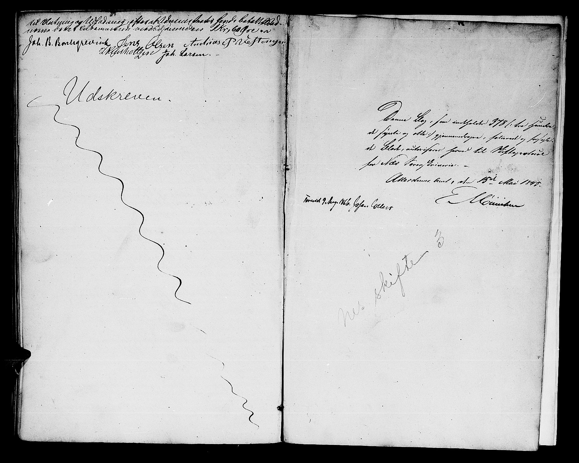 Nes tingrett, AV/SAO-A-10548/H/Hb/L0002a: Registrerings- og forhandlingsprotokoll "N", 1845-1879
