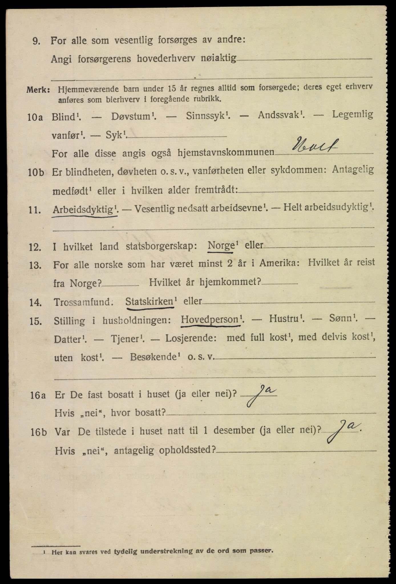 SAK, 1920 census for Holt, 1920, p. 3787