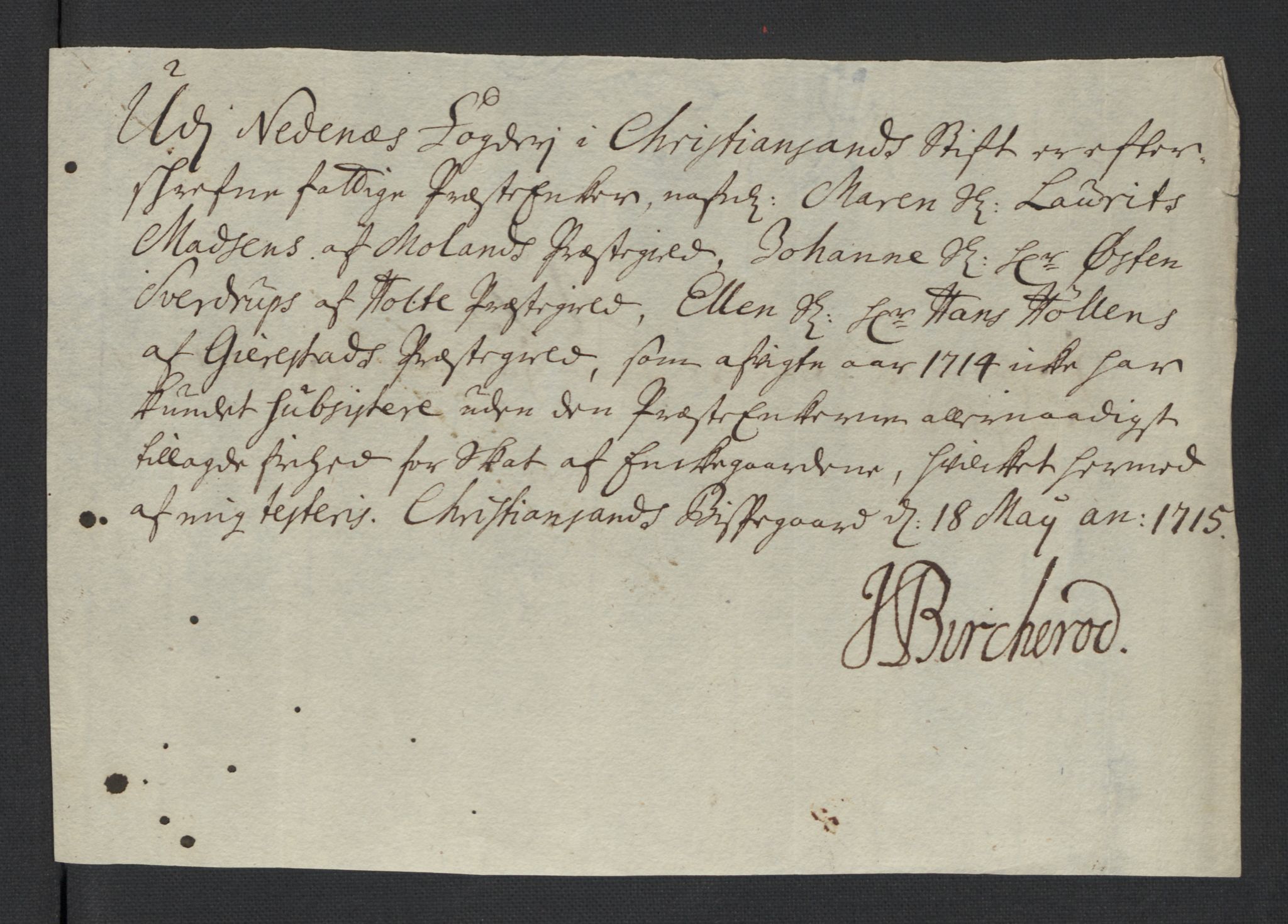 Rentekammeret inntil 1814, Reviderte regnskaper, Fogderegnskap, AV/RA-EA-4092/R39/L2321: Fogderegnskap Nedenes, 1713-1714, p. 268