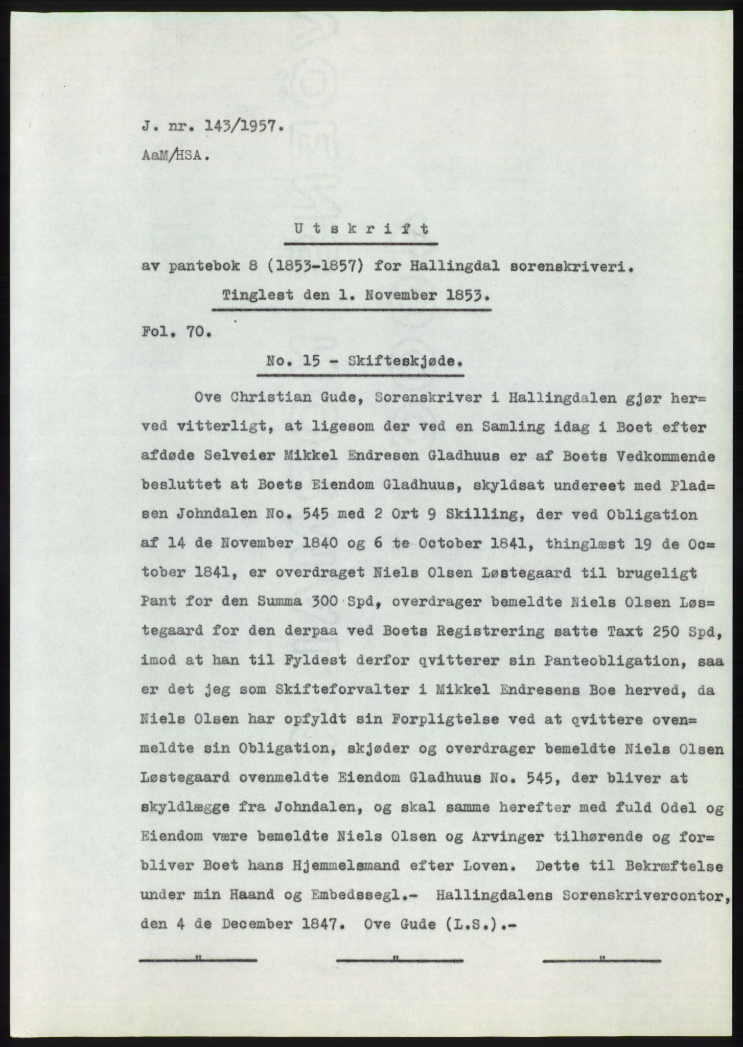 Statsarkivet i Kongsberg, SAKO/A-0001, 1956-1957, p. 191