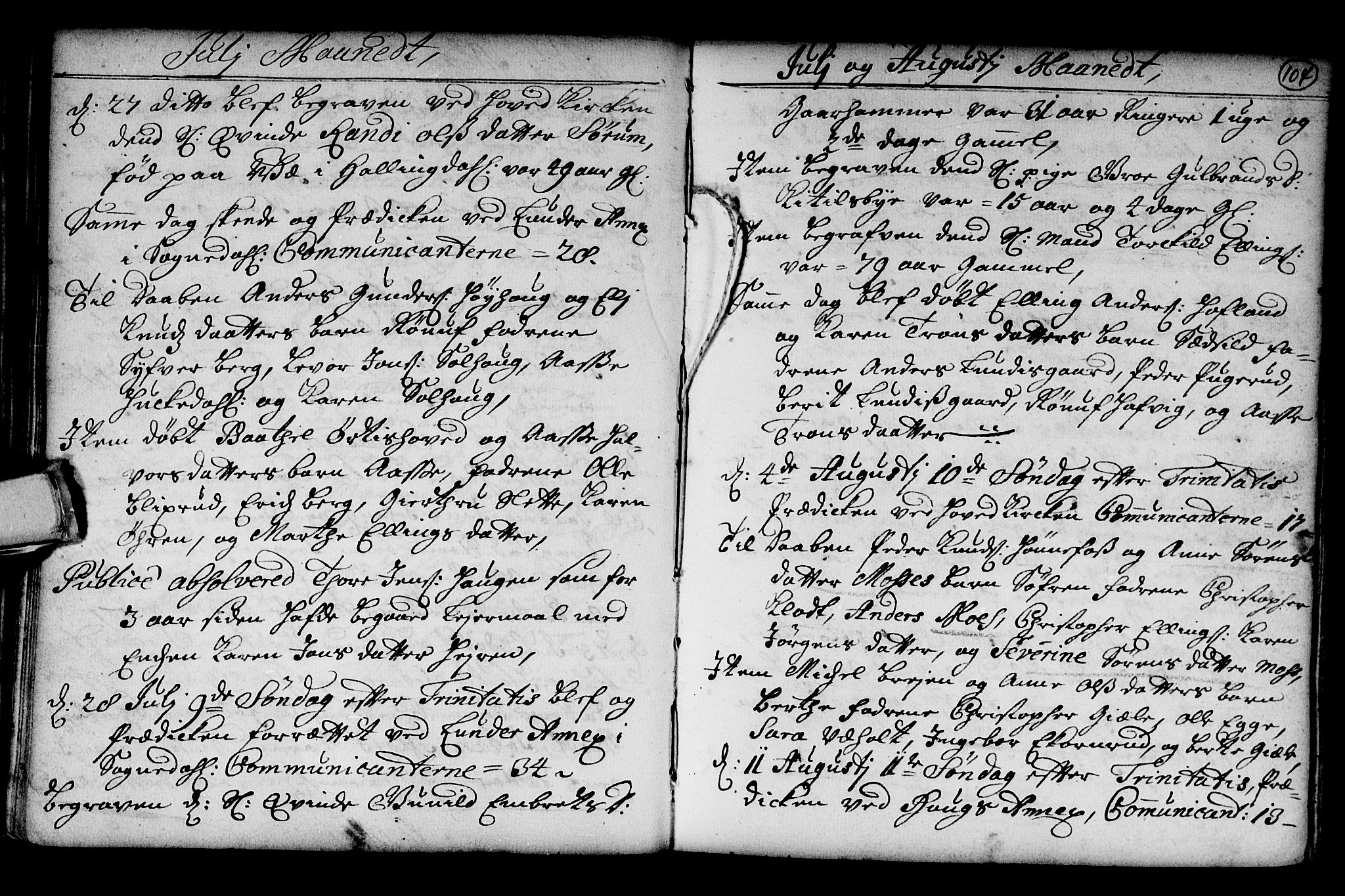 Norderhov kirkebøker, SAKO/A-237/G/Ga/L0001: Parish register (copy) no. I 1, 1717-1725, p. 104